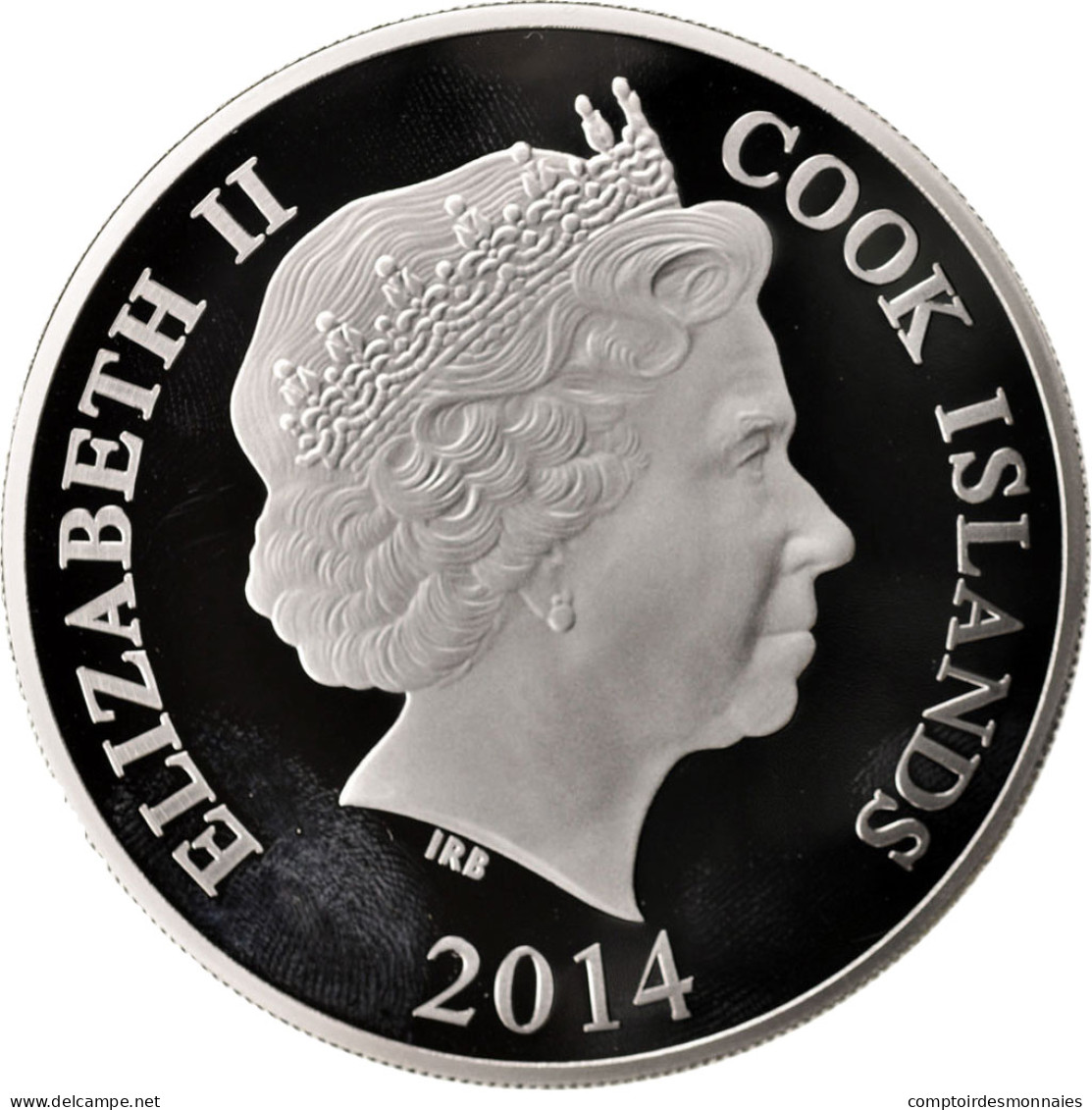 Monnaie, Îles Cook, Written Language, 10 Dollars, 2014, FDC, Argent, KM:New - Cook Islands