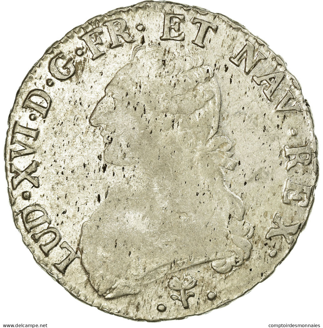 Monnaie, France, Louis XVI, Écu Aux Branches D'olivier, Ecu, 1780, Bayonne - 1774-1791 Luigi XVI