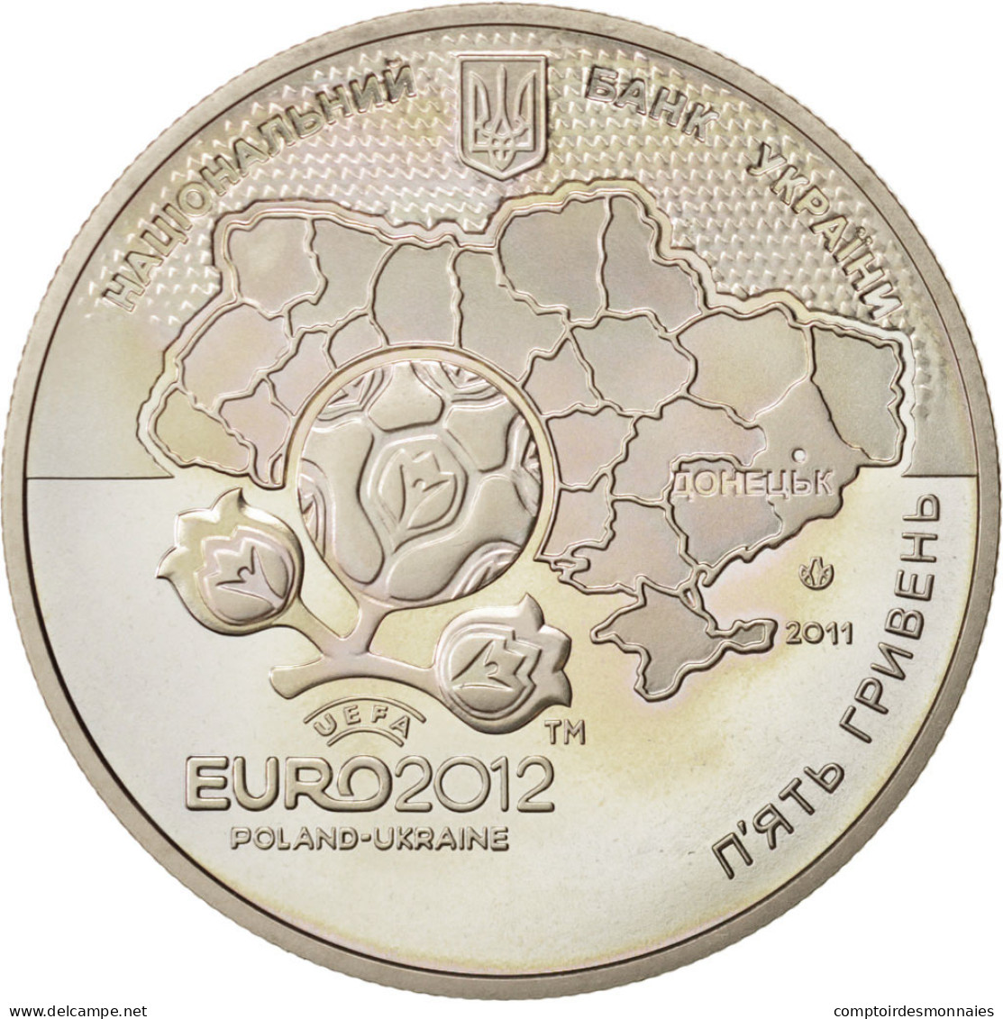 Monnaie, Ukraine, 5 Hryven, 2011, Kyiv, SPL, Copper-Nickel-Zinc, KM:651 - Ukraine