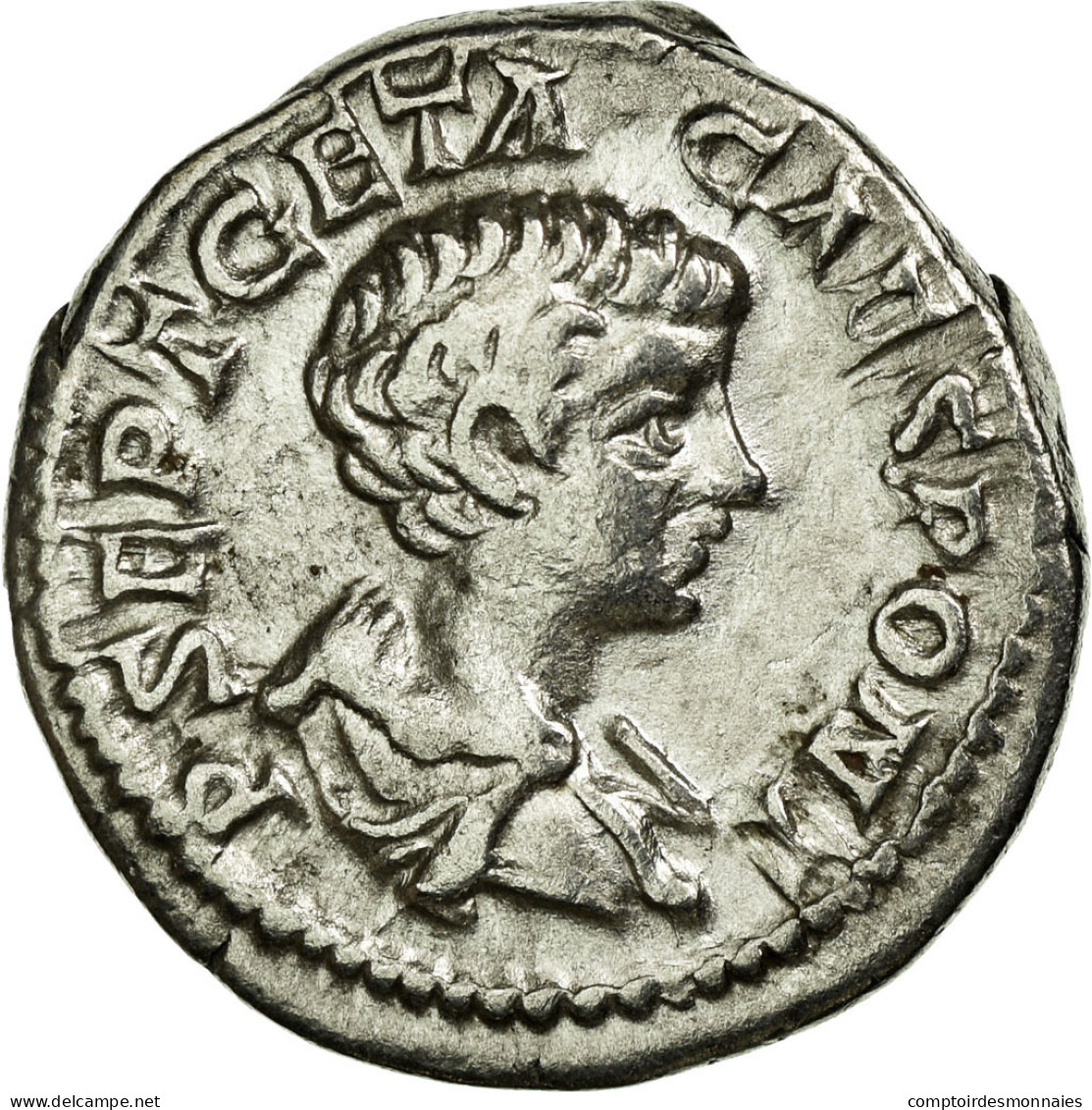 Geta, Denier, Argent, TTB+, Cohen:90 - The Severans (193 AD To 235 AD)