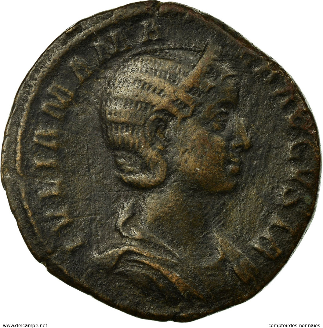 Monnaie, Julia Mamée, Sesterce, TTB, Cuivre, Cohen:62 - La Dinastia Severi (193 / 235)