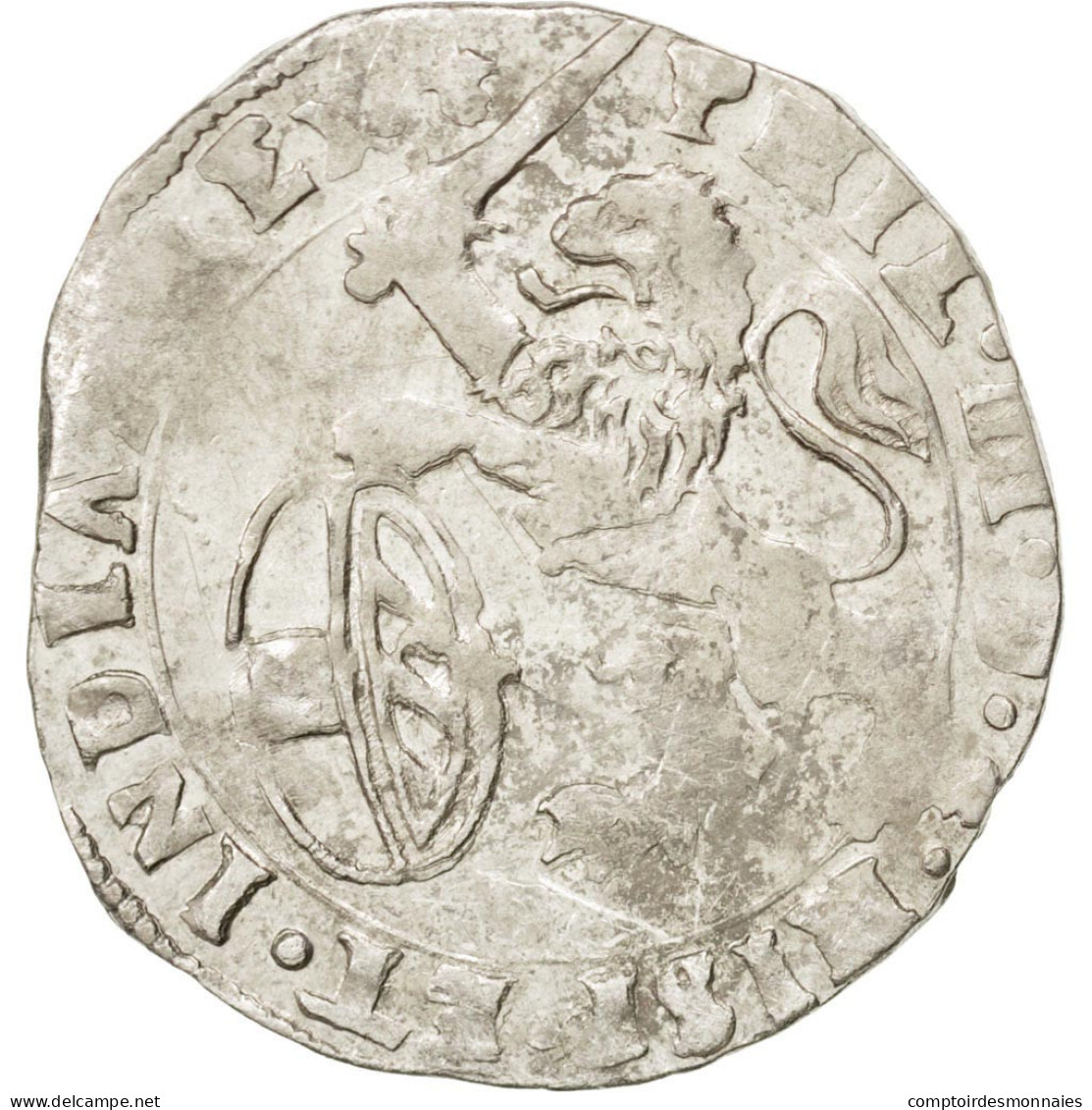 Monnaie, Belgique, Escalin, 1652, Bruges, TTB, Argent, KM:31 - Autres & Non Classés