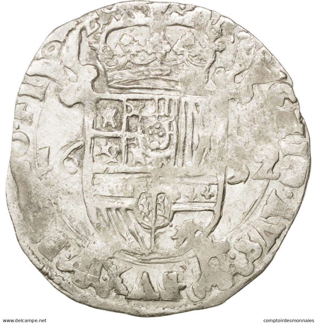Monnaie, Belgique, Escalin, 1652, Bruges, TTB, Argent, KM:31 - Autres & Non Classés