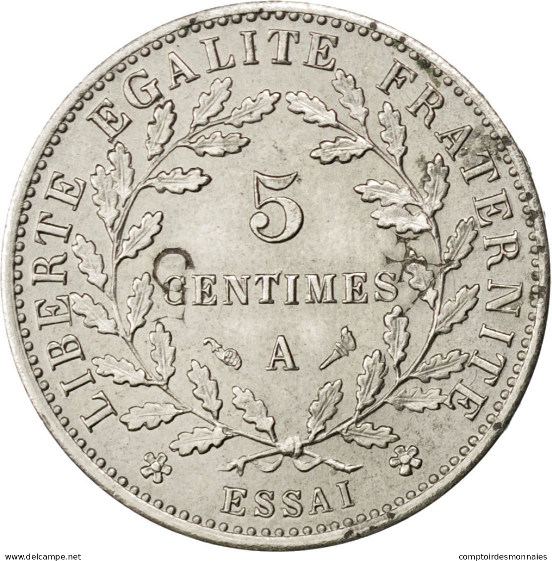 Monnaie, France, 5 Centimes, 1905, Paris, SPL, Nickel - Prova