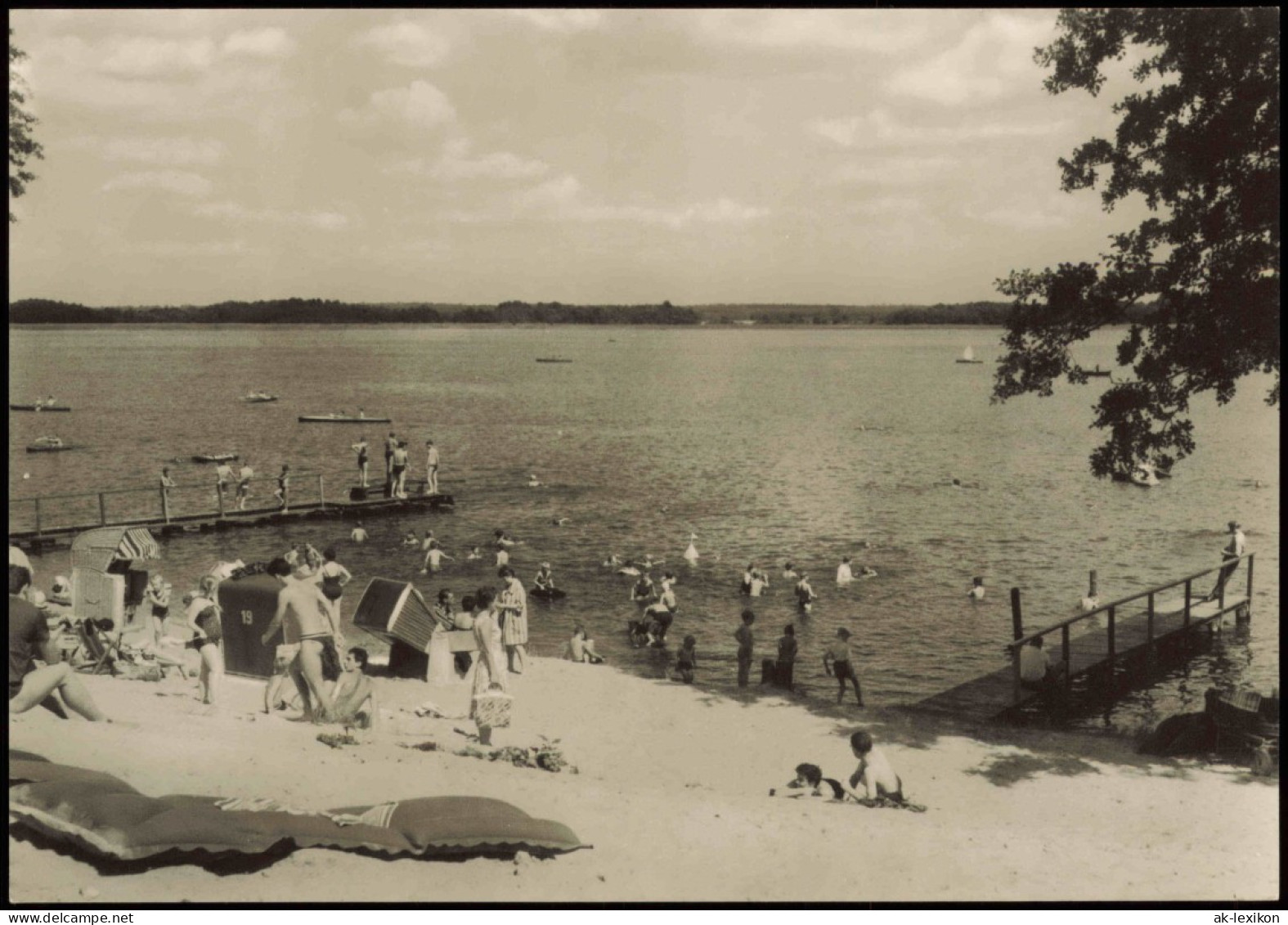 Ansichtskarte Klausdorf-Am Mellensee Strandbad Mellensee Zur DDR-Zeit 1966 - Klausdorf