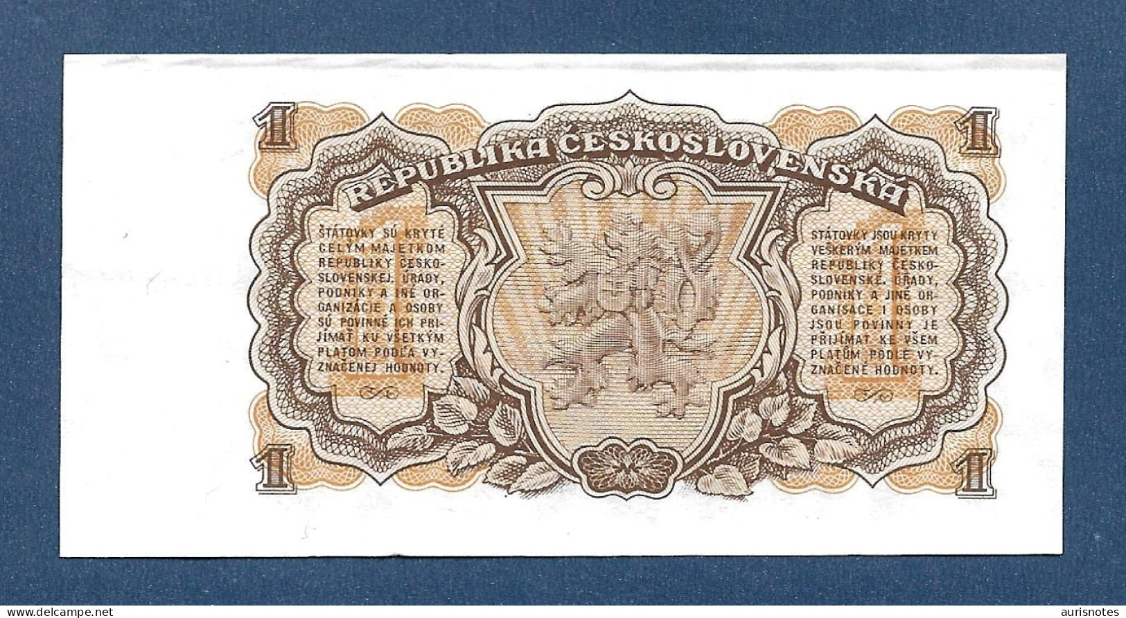 Czechoslovakia 1 Koruna 1953 P78b UNC- - Tsjechoslowakije