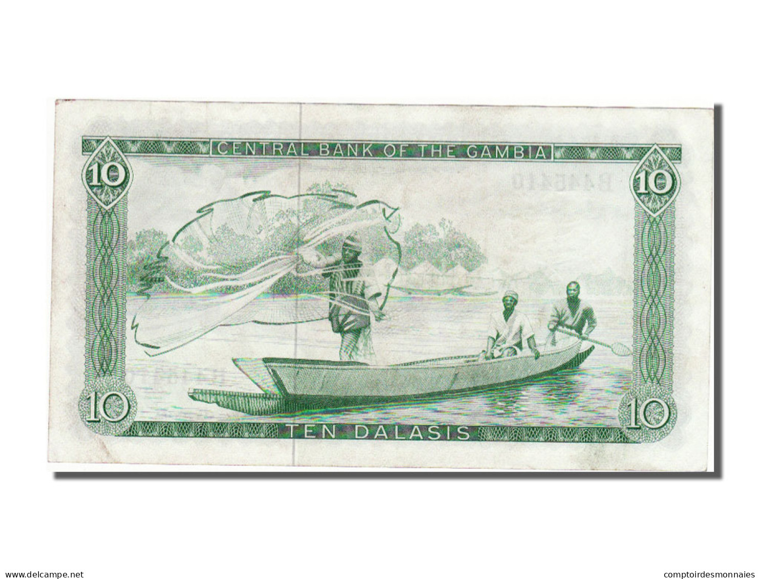 Billet, Gambia, 10 Dalasis, SUP - Gambia