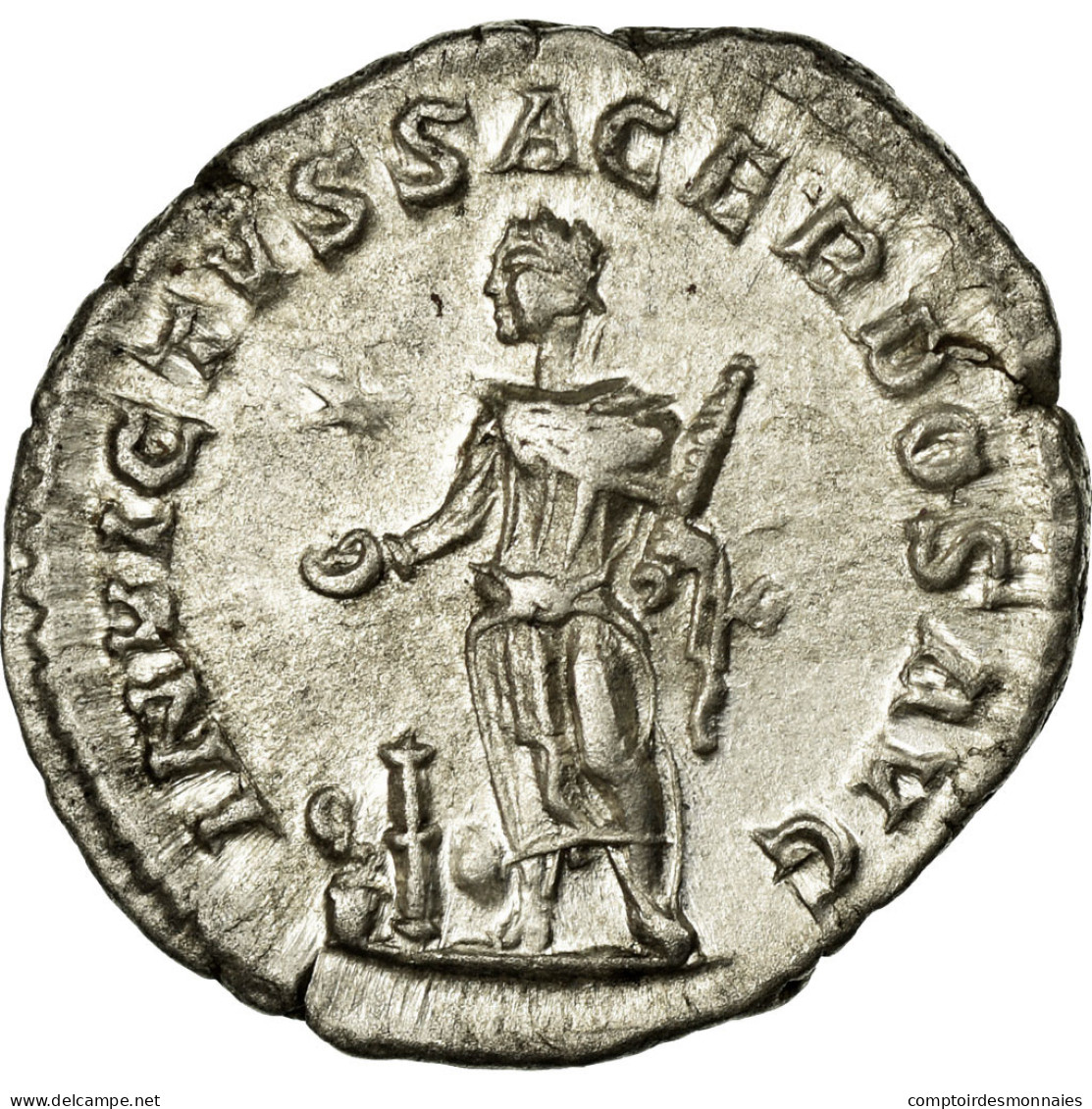Monnaie, Elagabal, Denier, TTB+, Argent, Cohen:61 - La Dinastia Severi (193 / 235)