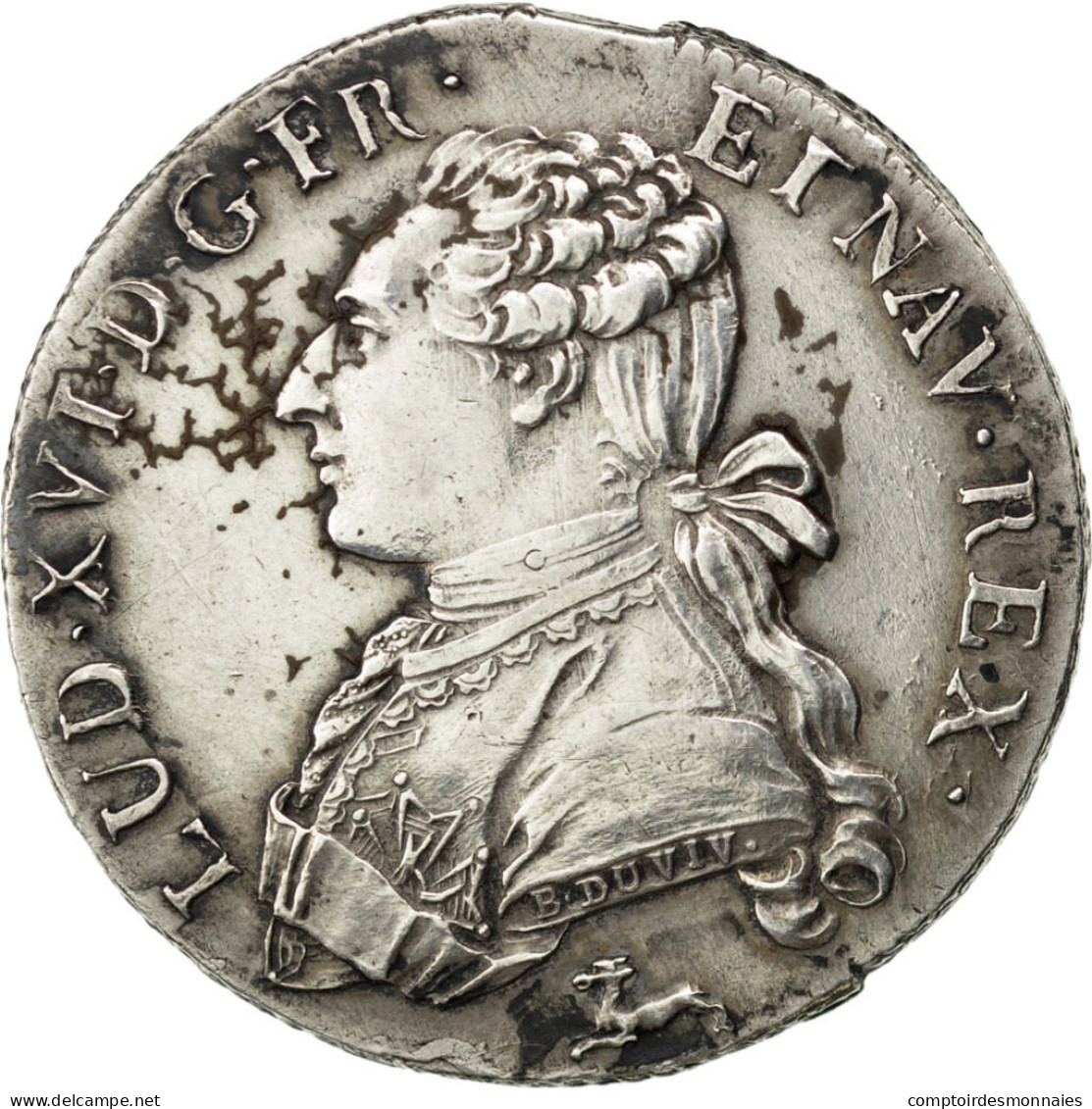 Monnaie, France, Louis XVI, 1/5 Écu, 24 Sols, 1/5 ECU, 1787, Orléans, SUP - 1774-1791 Ludwig XVI.