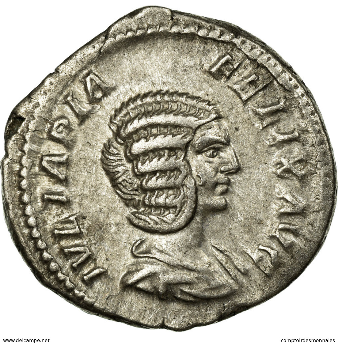 Monnaie, Julia Domna, Denier, TTB+, Argent, Cohen:32 - The Severans (193 AD Tot 235 AD)