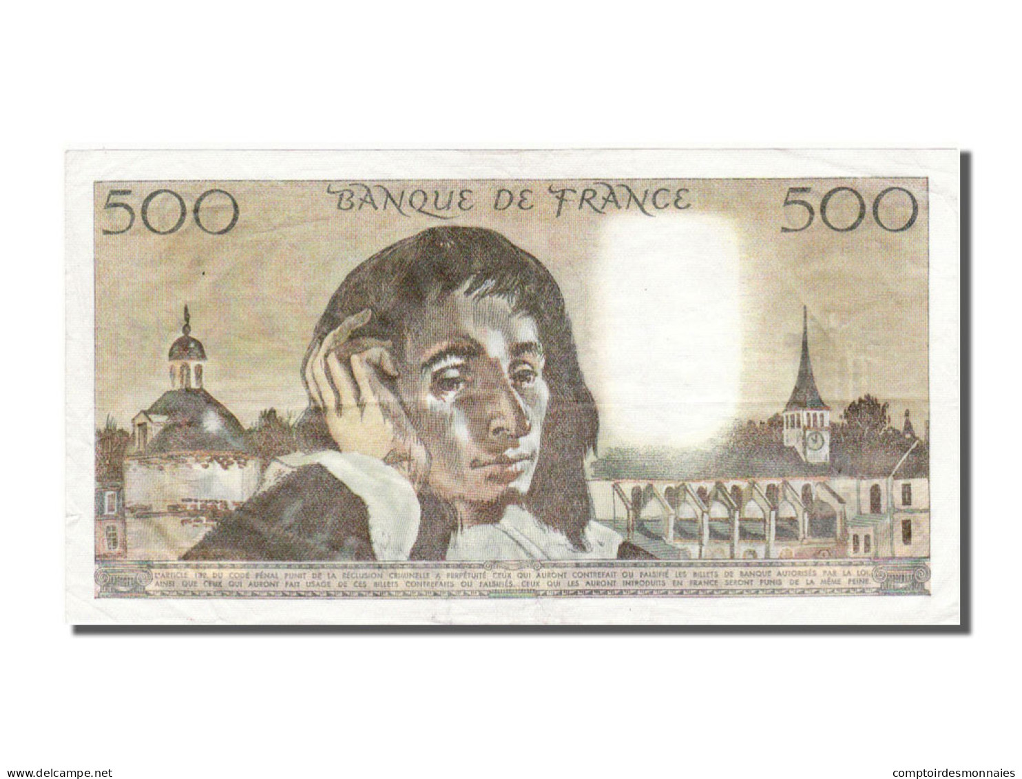 Billet, France, 500 Francs, 500 F 1968-1993 ''Pascal'', 1984, 1984-01-05, SUP+ - 500 F 1968-1993 ''Pascal''