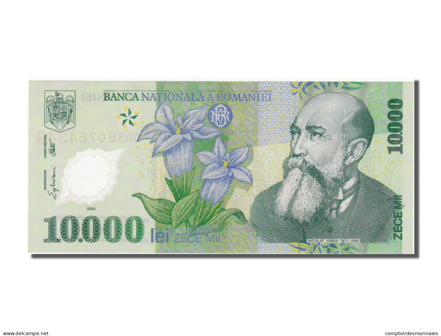 Billet, Roumanie, 10,000 Lei, 2000, NEUF - Romania