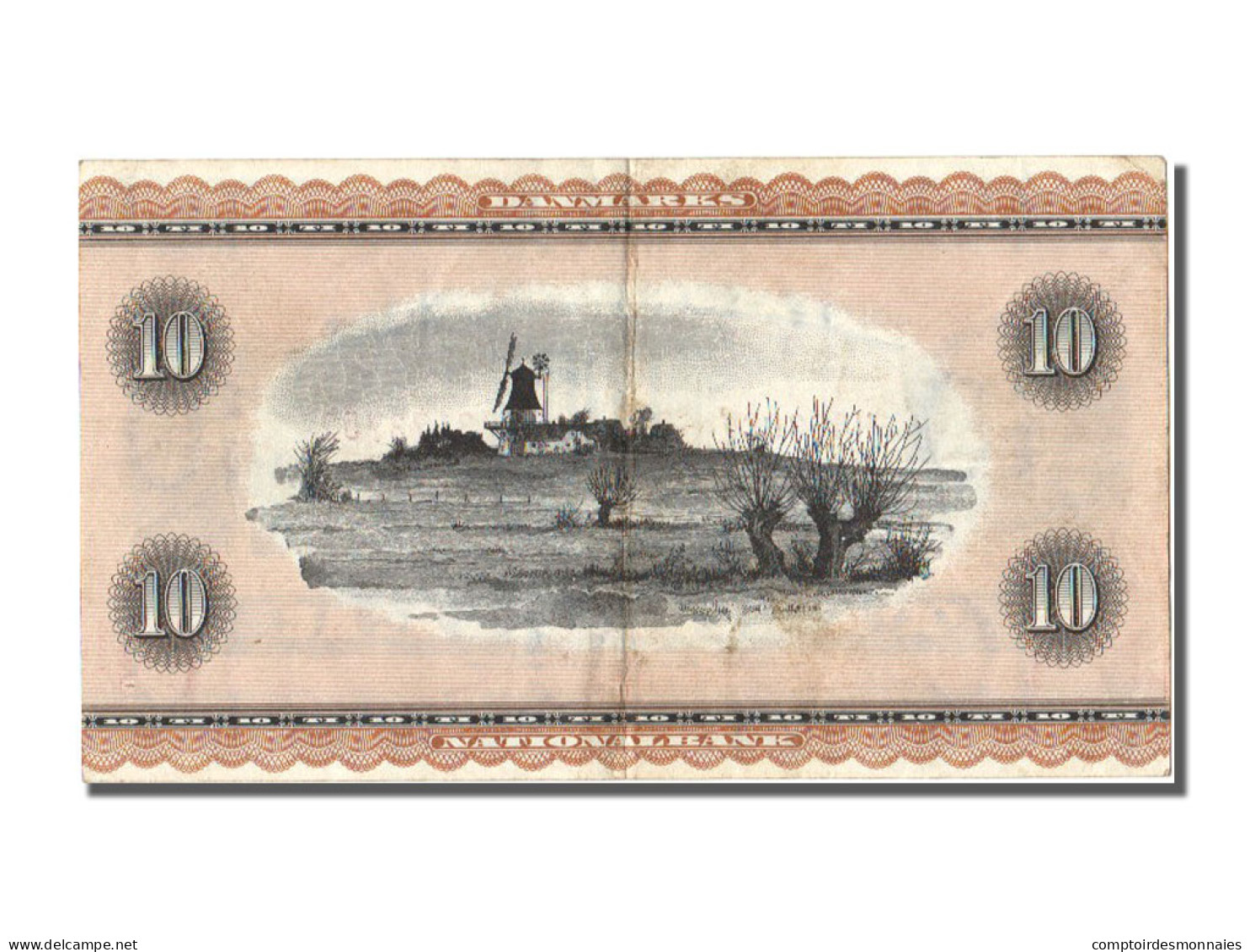 Billet, Danemark, 10 Kroner, 1963, TTB - Denemarken