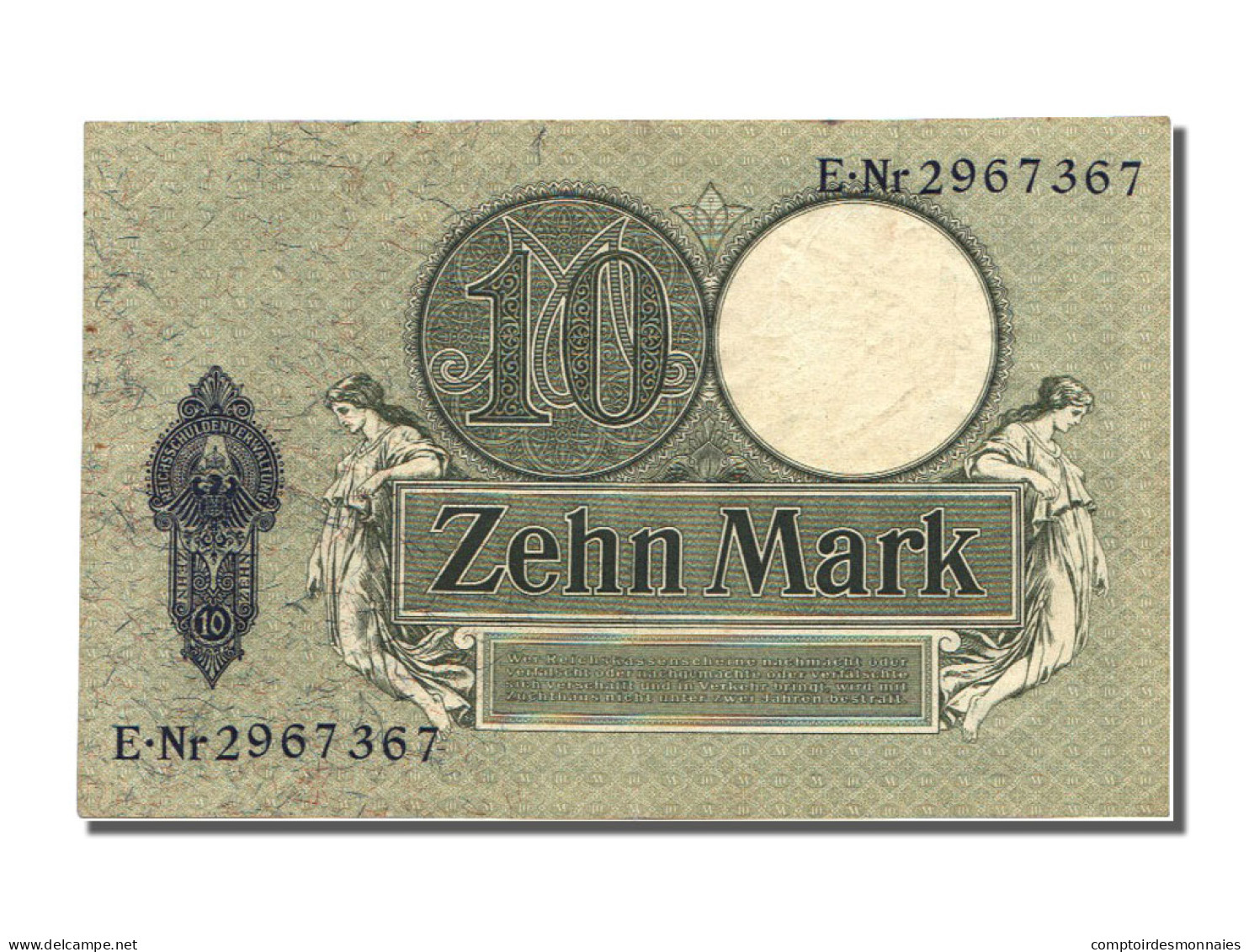 Billet, Allemagne, 10 Mark, 1906, 1906-10-06, SUP - 10 Mark