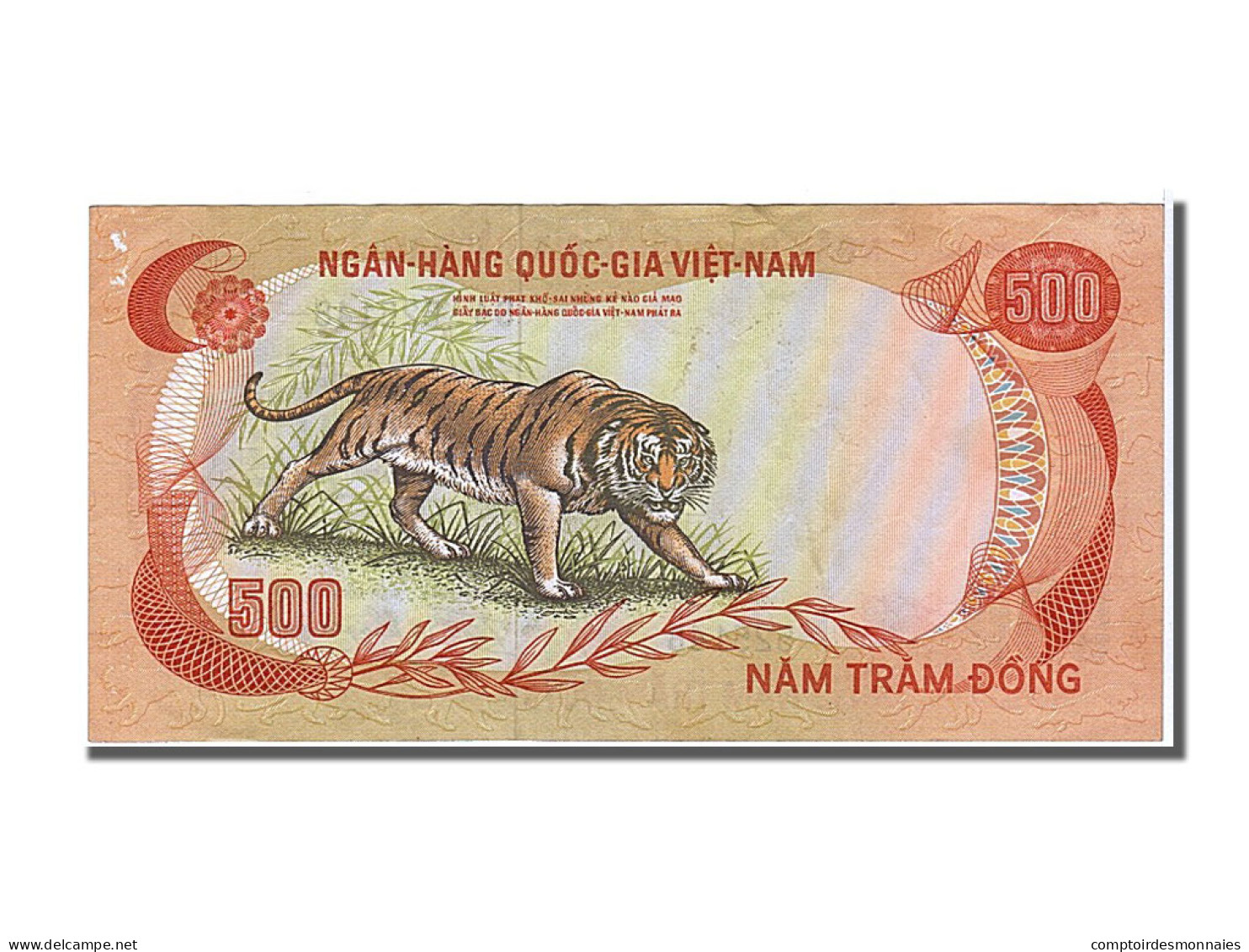 Billet, South Viet Nam, 500 Dông, 1972, NEUF - Viêt-Nam