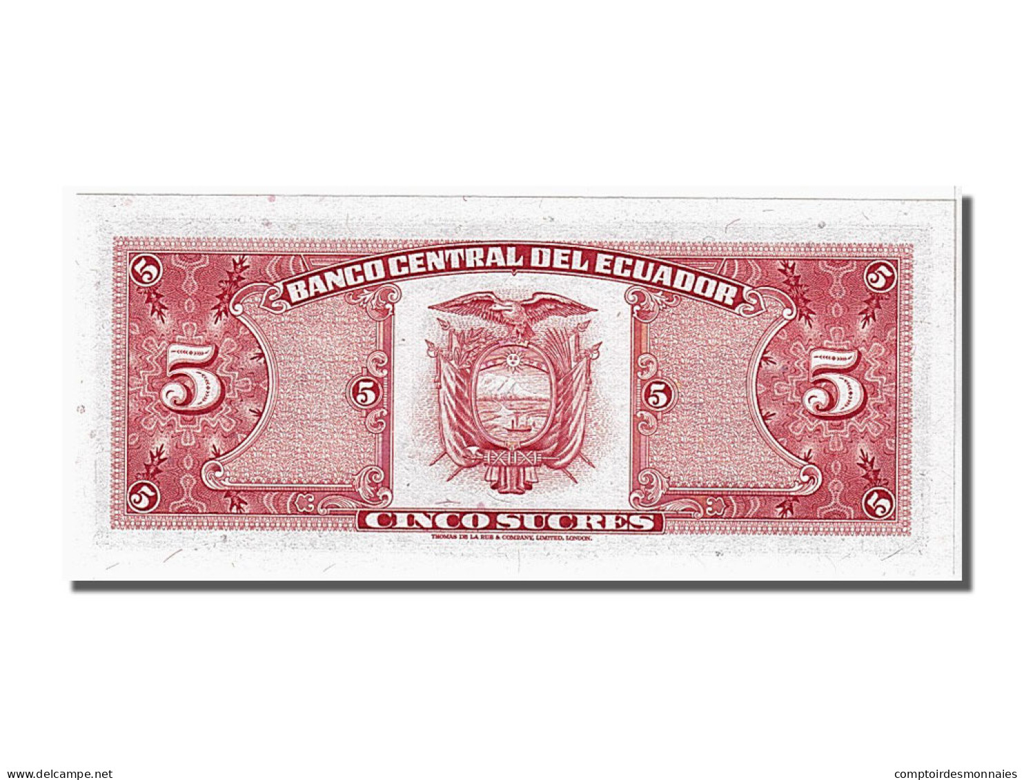 Billet, Équateur, 5 Sucres, 1980, 1980-05-24, NEUF - Equateur