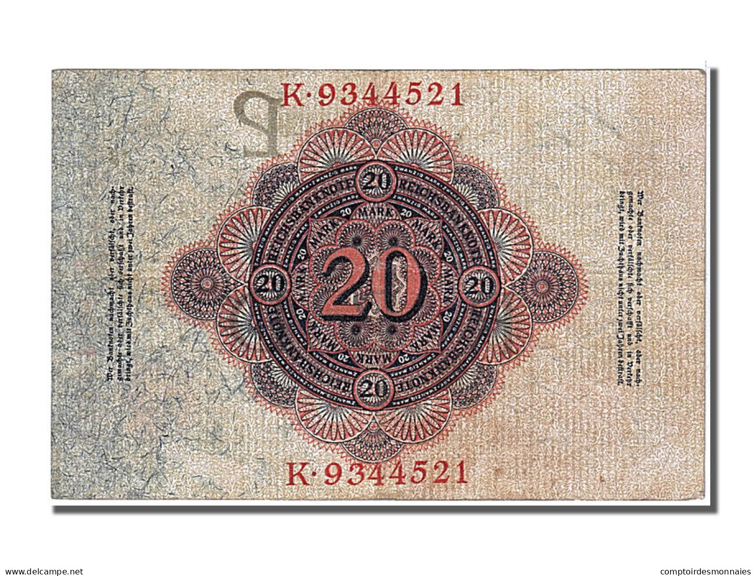 Billet, Allemagne, 20 Mark, 1914, 1914-02-19, TTB+ - 20 Mark