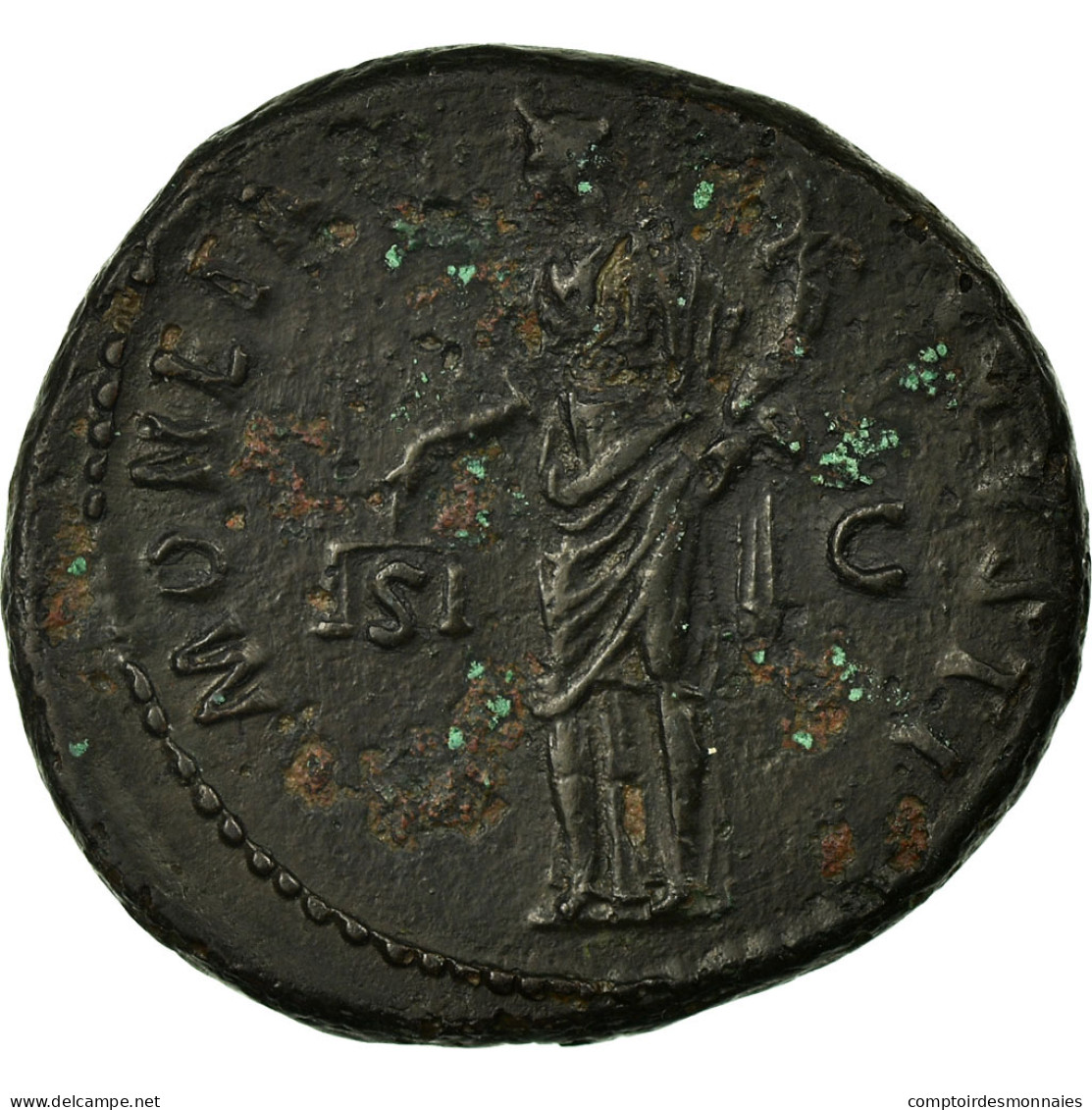 Domitia, As, Rome, Cuivre, TTB, Cohen:329 - Die Flavische Dynastie (69 / 96)