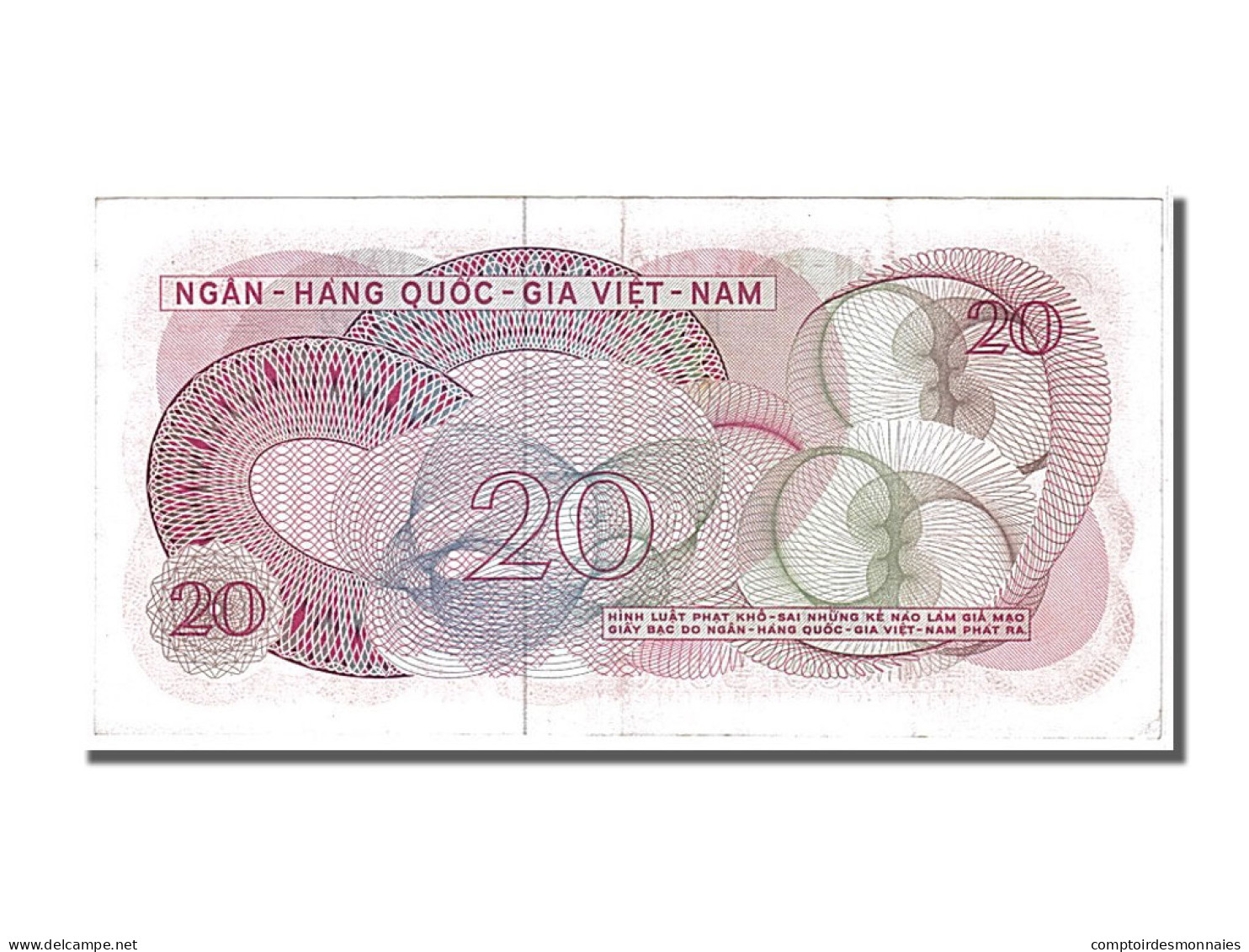 Billet, South Viet Nam, 20 Dông, 1969, SUP - Vietnam