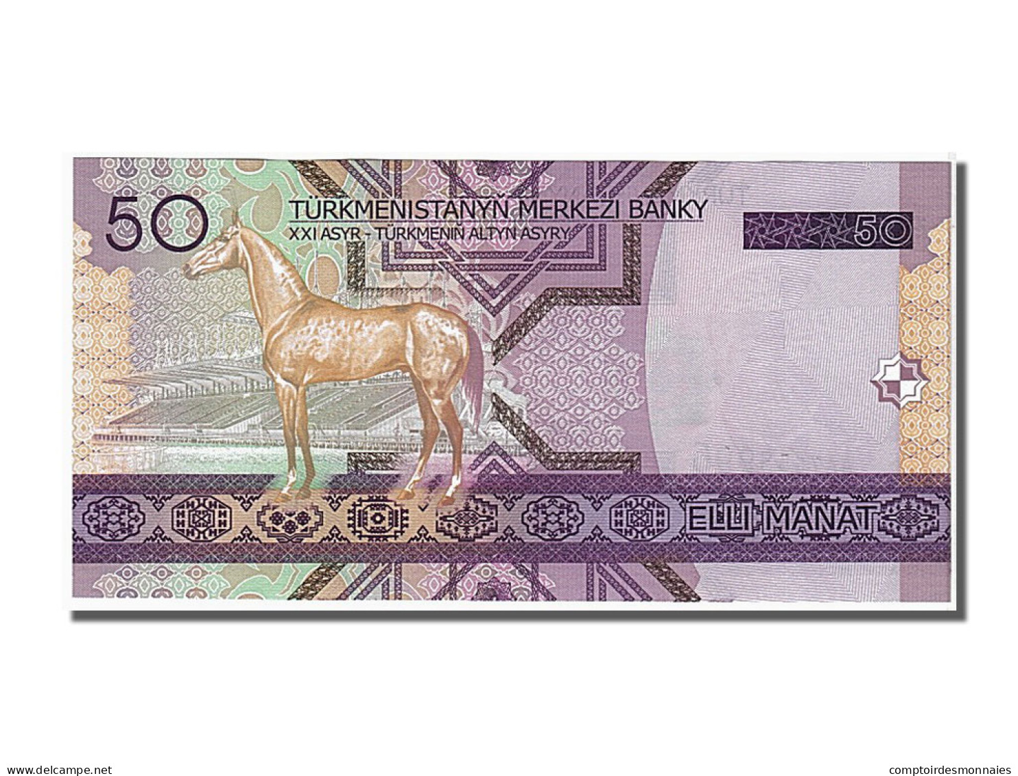 Billet, Turkmenistan, 50 Manat, 2005, NEUF - Turkménistan