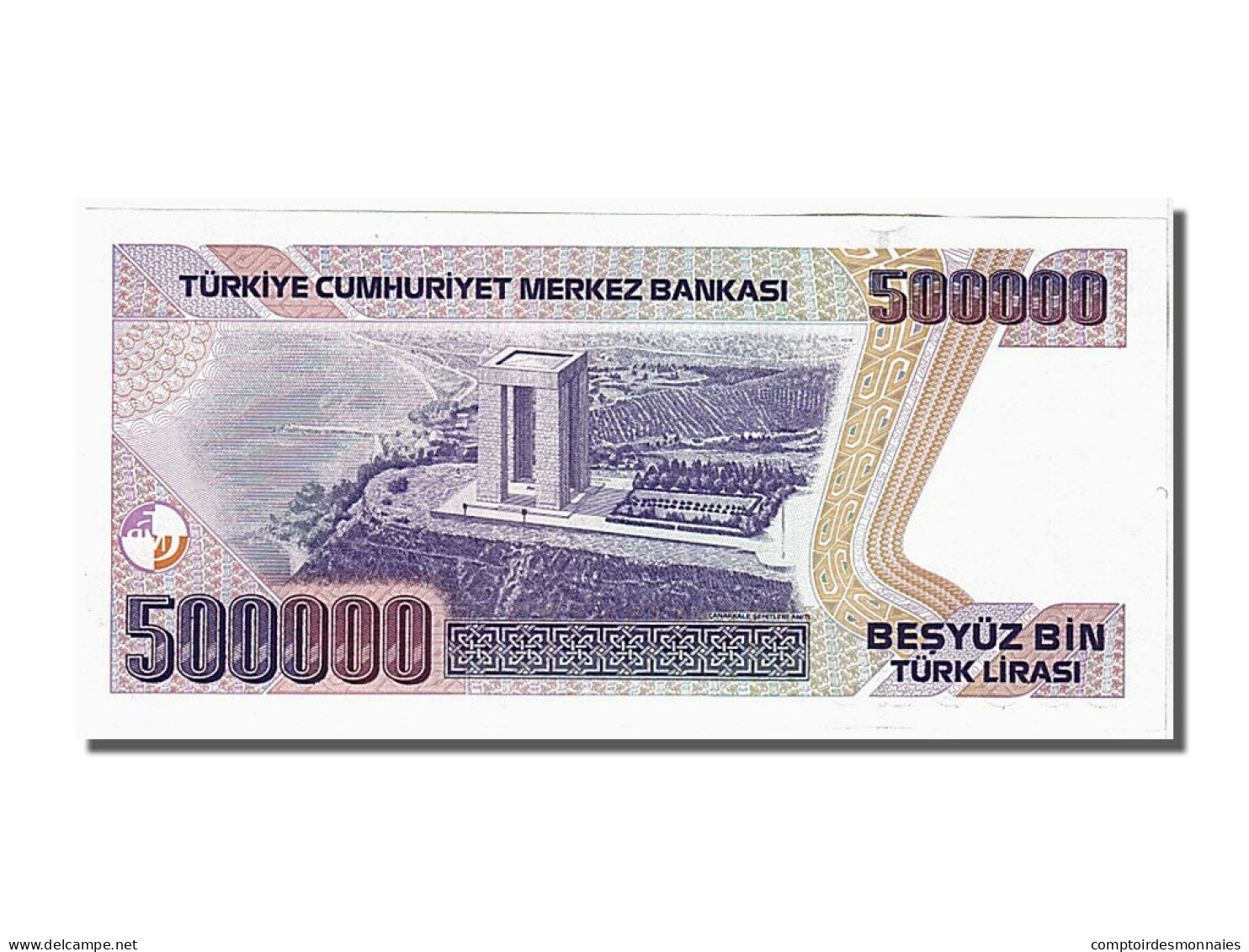 Billet, Turquie, 500,000 Lira, 1970, NEUF - Turkije