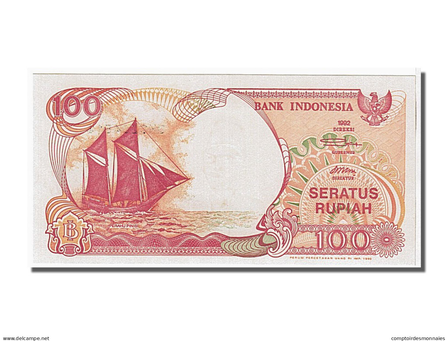 Billet, Indonésie, 100 Rupiah, 1992, KM:127a, NEUF - Indonesien