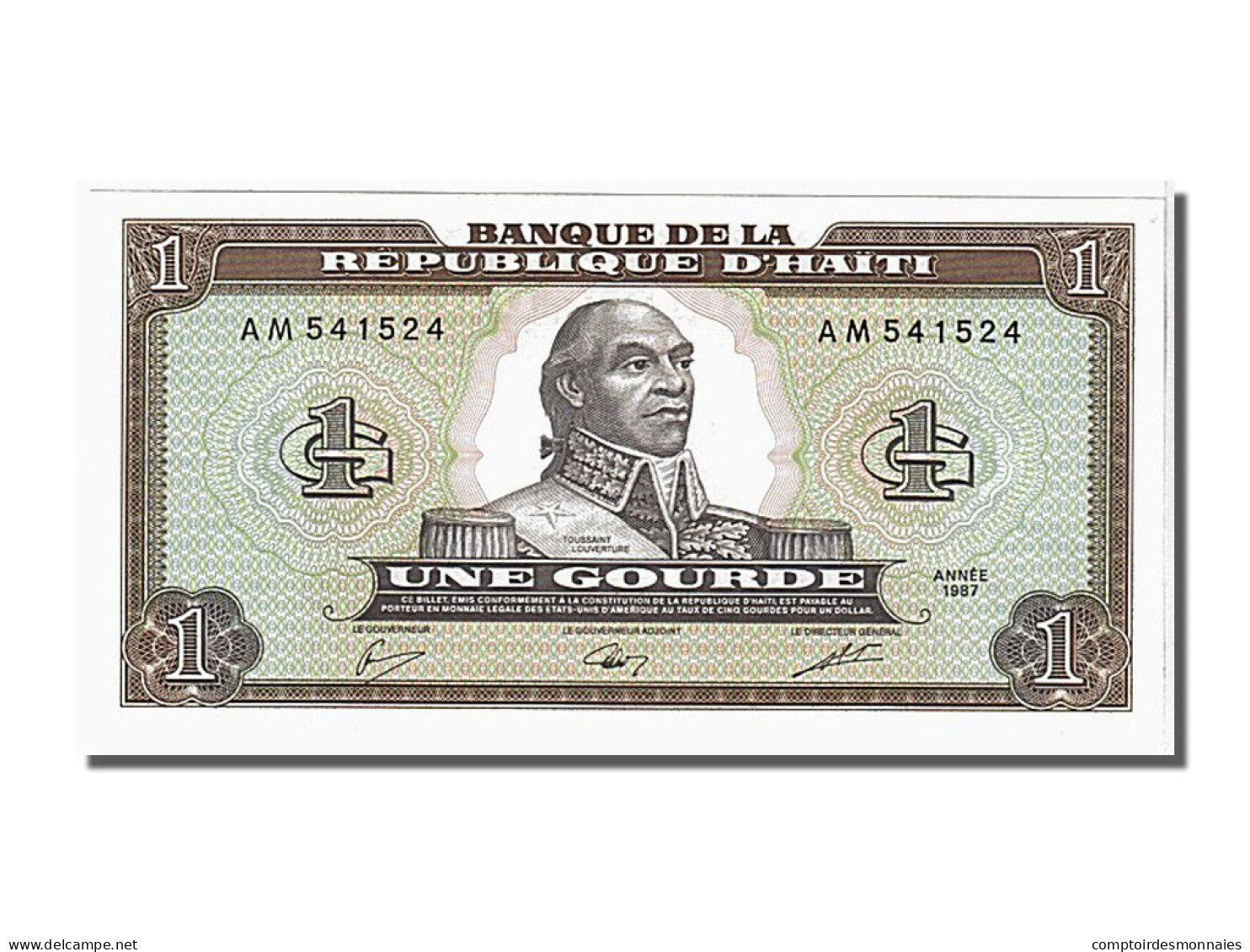 Billet, Haïti, 1 Gourde, 1987, NEUF - Haiti