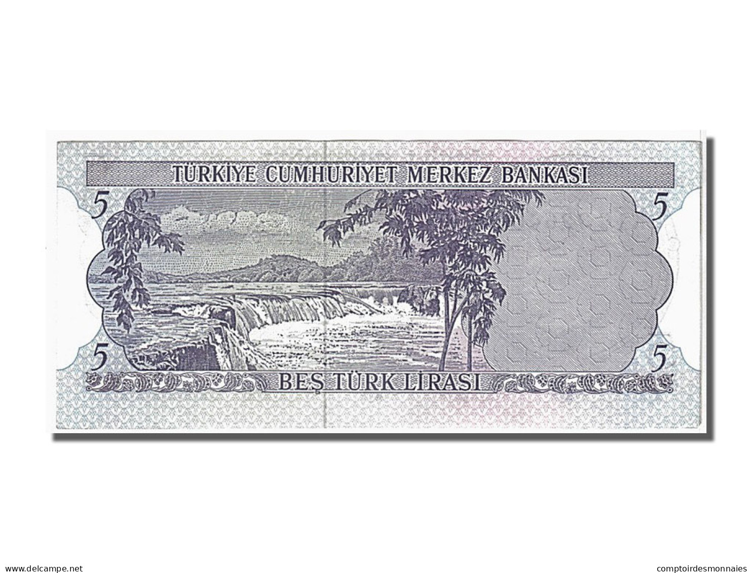 Billet, Turquie, 5 Lira, 1970, KM:185, NEUF - Turquie