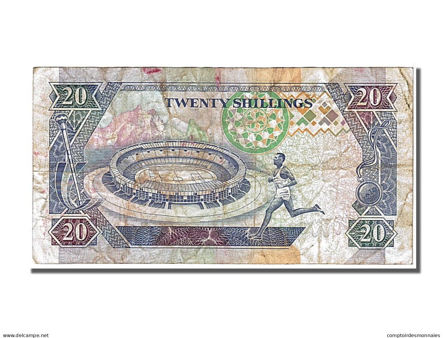 Billet, Kenya, 20 Shillings, 1993, 1993-09-14, TTB - Kenia