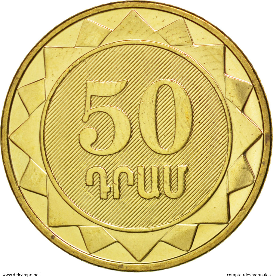 Monnaie, Armenia, 50 Dram, 2012, SPL, Brass Plated Steel, KM:219 - Armenien