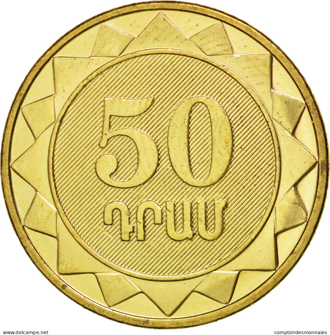 Monnaie, Armenia, 50 Dram, 2012, SPL, Brass Plated Steel, KM:219 - Arménie