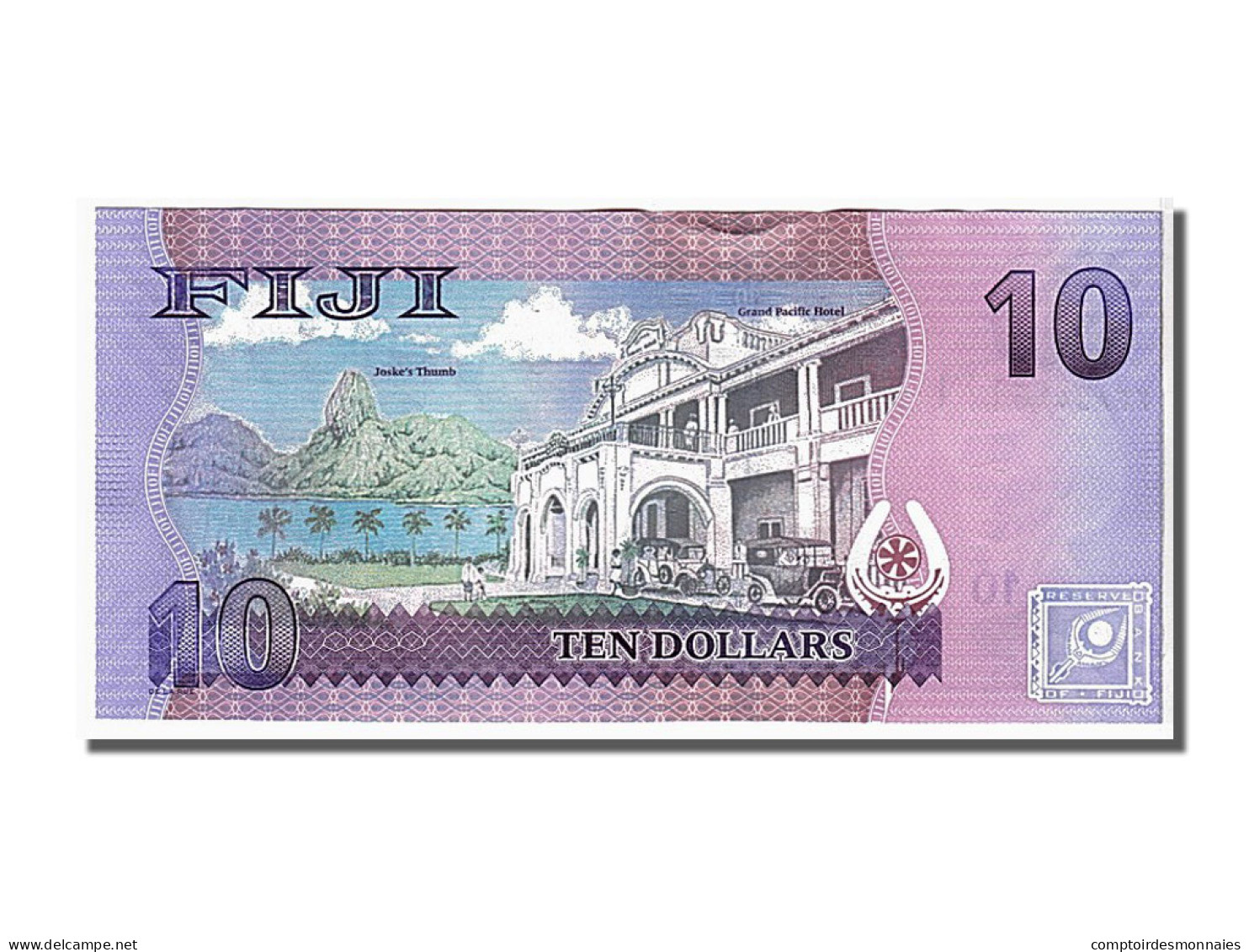 Billet, Fiji, 10 Dollars, 2013, KM:116, NEUF - Fiji