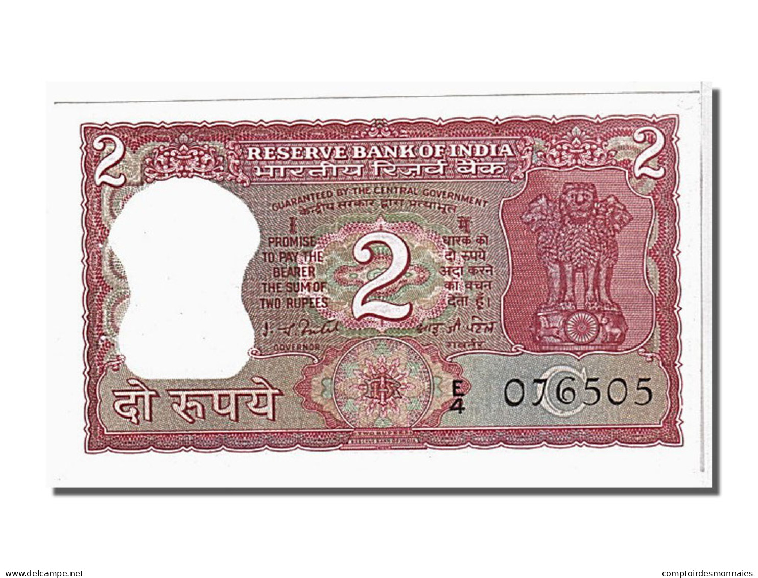 Billet, India, 2 Rupees, NEUF - Inde