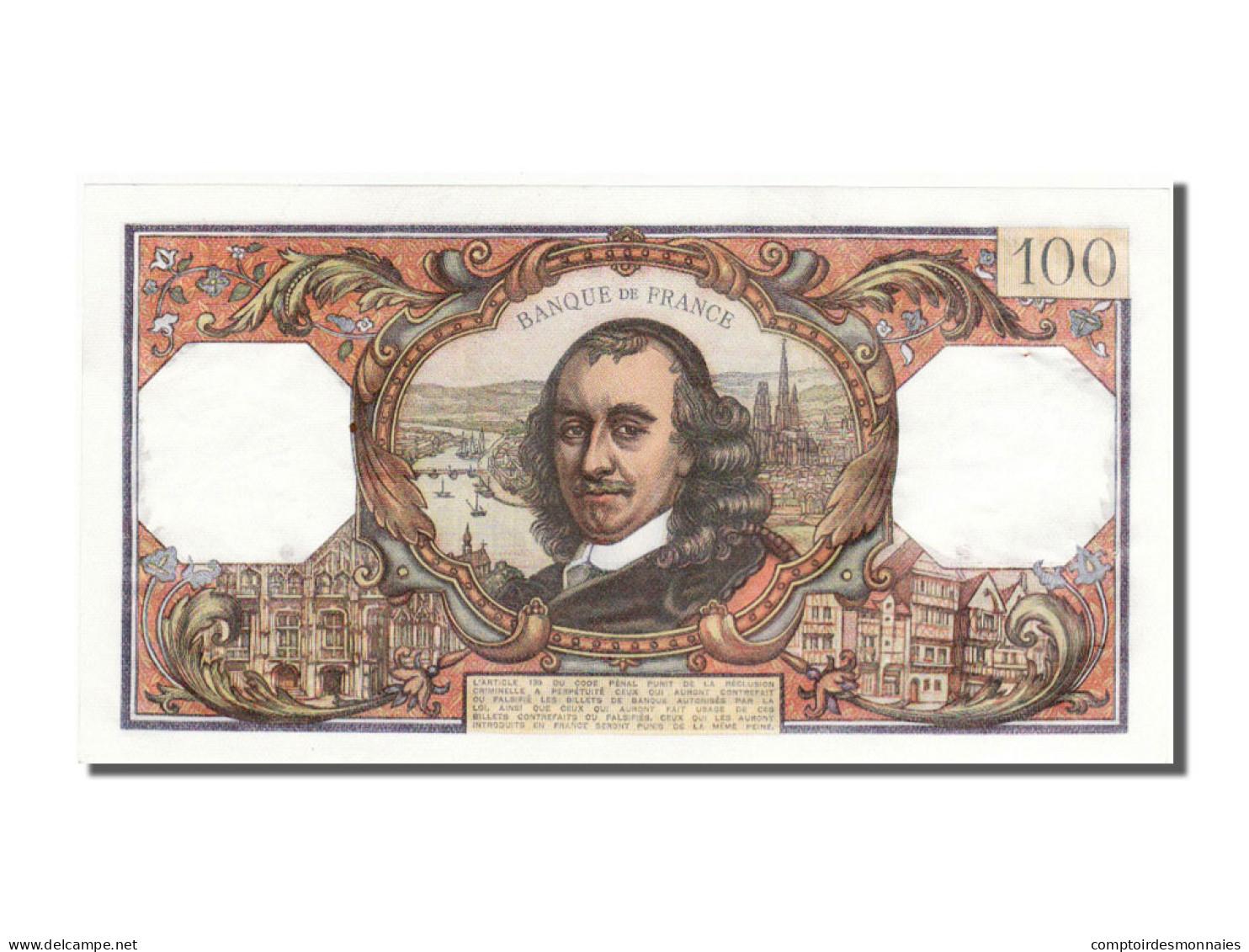 Billet, France, 100 Francs, 100 F 1964-1979 ''Corneille'', 1970, 1970-04-02 - 100 F 1964-1979 ''Corneille''