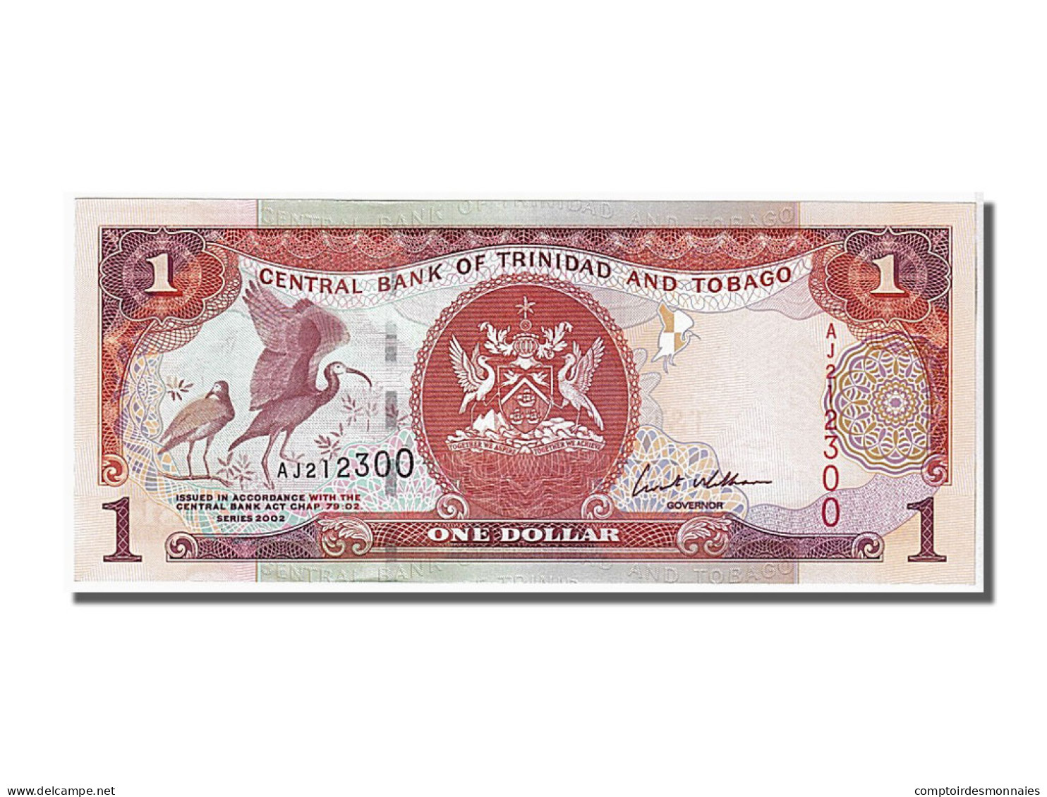 Billet, Trinidad And Tobago, 1 Dollar, 2002, KM:41b, NEUF - Trinidad Y Tobago