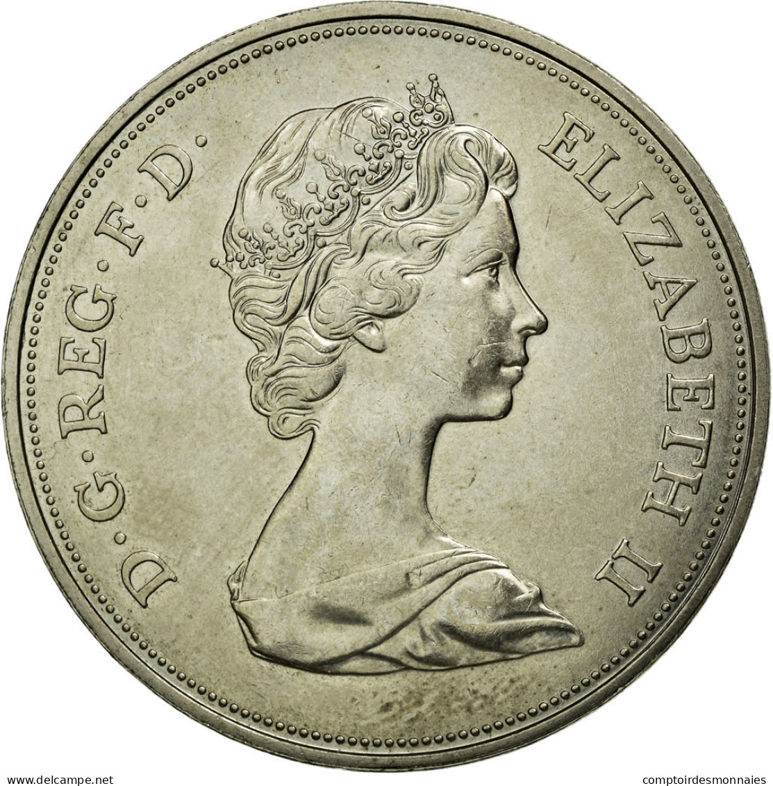 Monnaie, Grande-Bretagne, Elizabeth II, 25 New Pence, 1972, TTB+, Copper-nickel - 25 New Pence