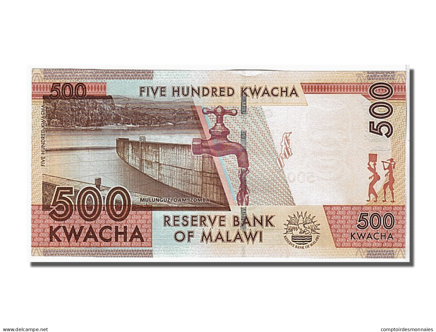 Billet, Malawi, 500 Kwacha, 2012, KM:61, NEUF - Malawi