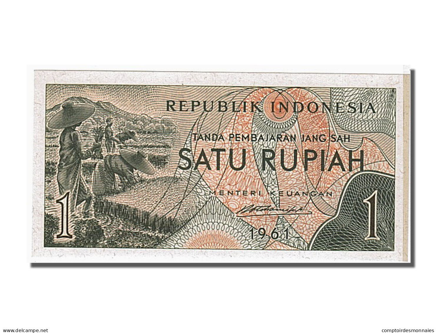 Billet, Indonésie, 1 Rupiah, 1961, NEUF - Indonesia