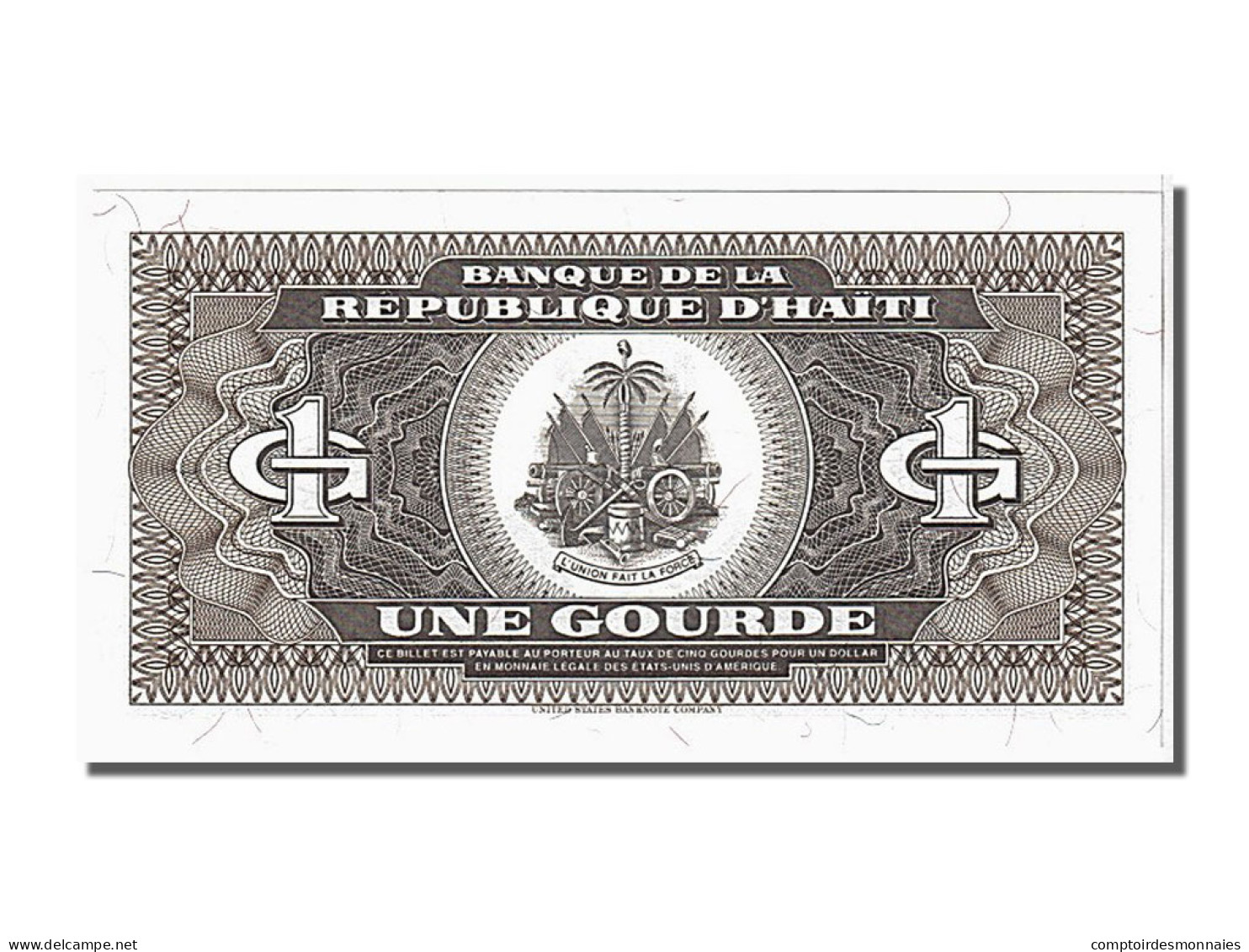 Billet, Haïti, 1 Gourde, 1989, NEUF - Haïti