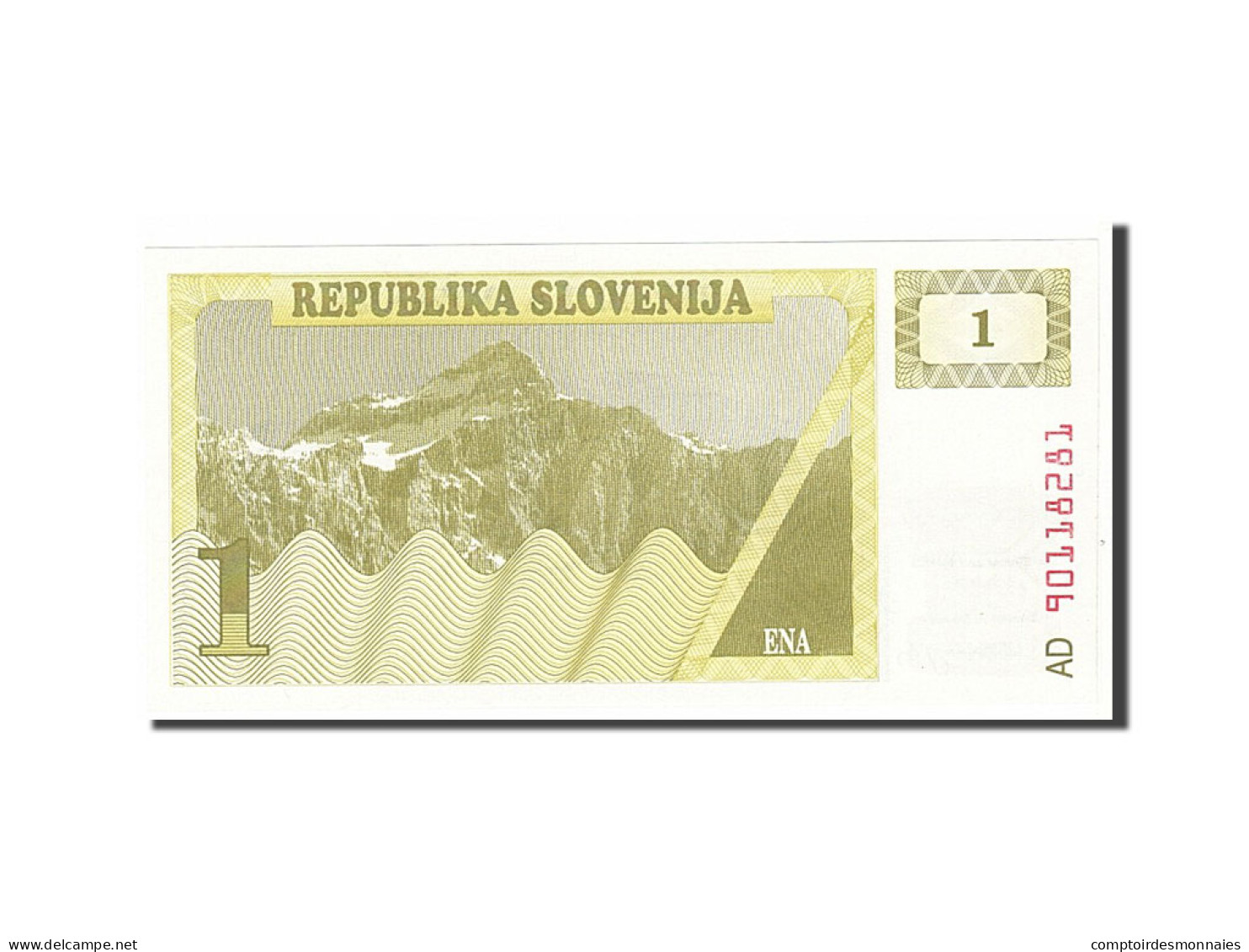 Billet, Slovénie, 1 (Tolar), 1990, KM:1a, NEUF - Slovenia