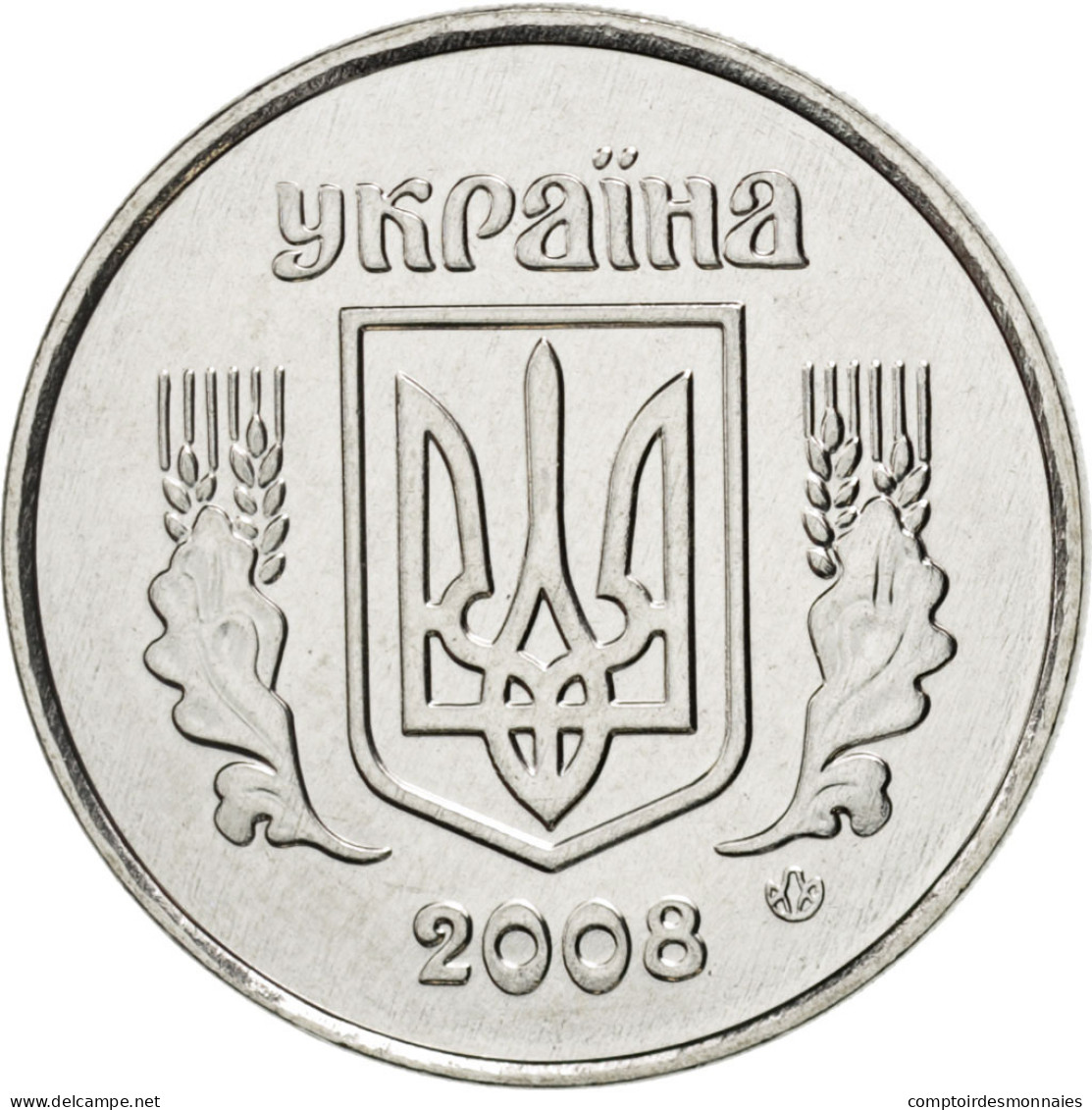 Monnaie, Ukraine, 5 Kopiyok, 2008, SPL, Stainless Steel, KM:7 - Ukraine