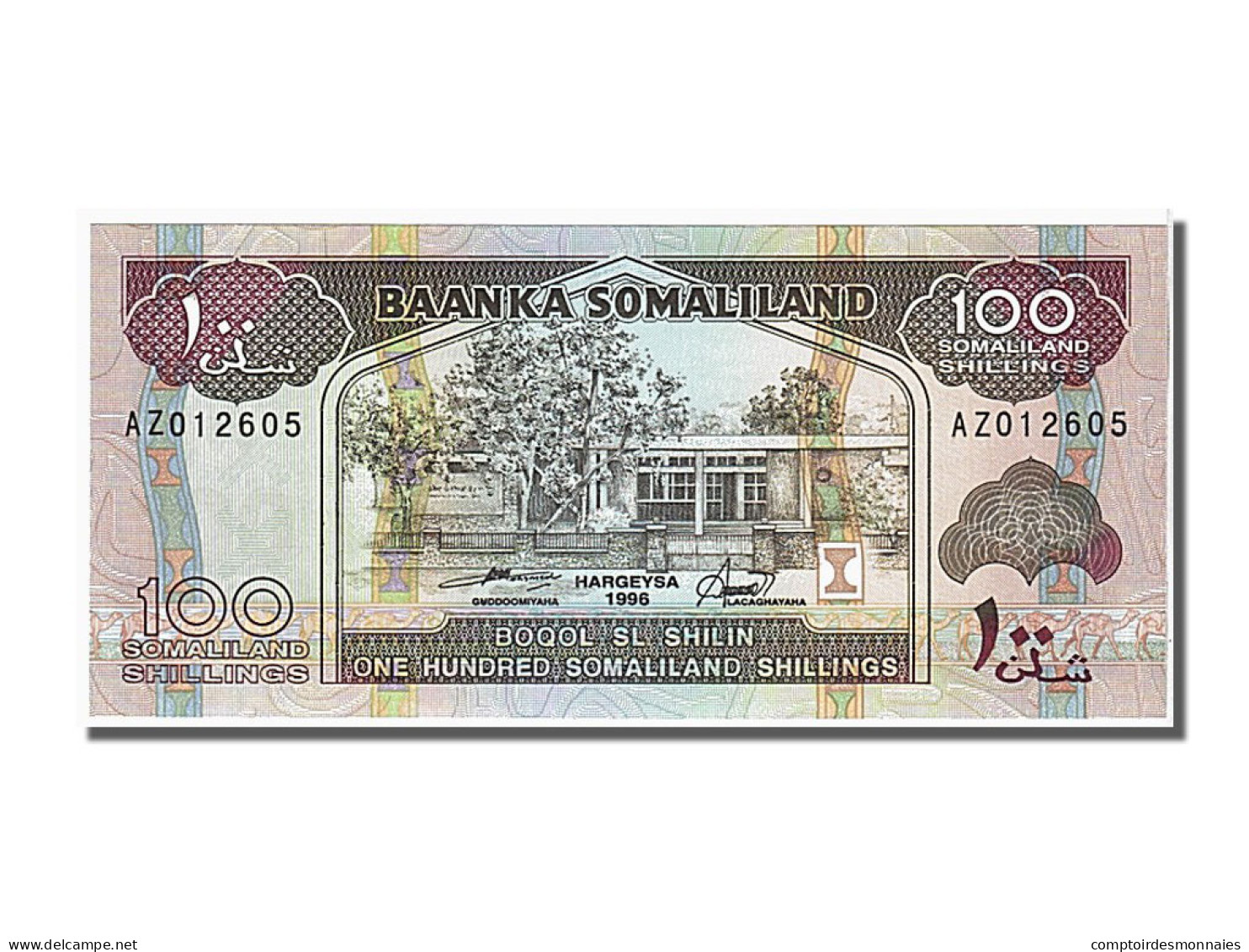 Billet, Somaliland, 100 Shillings = 100 Shilin, 1996, NEUF - Other - Africa