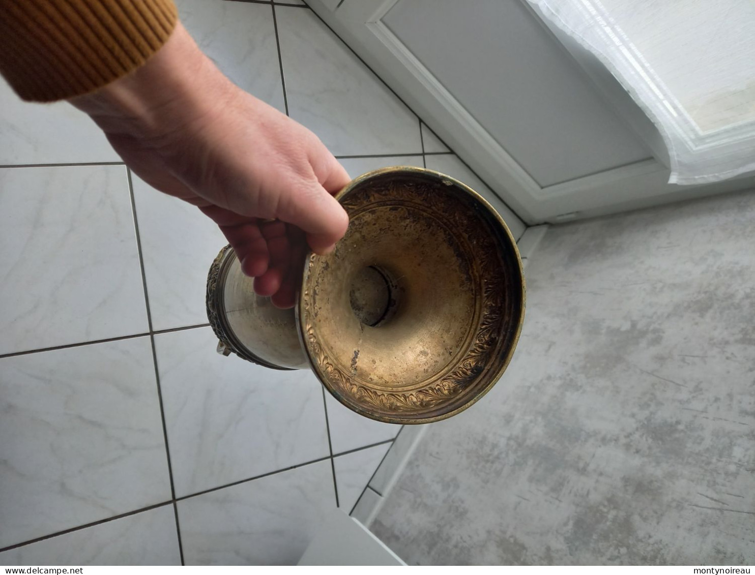 Coupe Braderie de LILLE 1926 offert par Schreiden-vermeulen  ( haut env. 57 cm , poids 2,40 kg ), nord