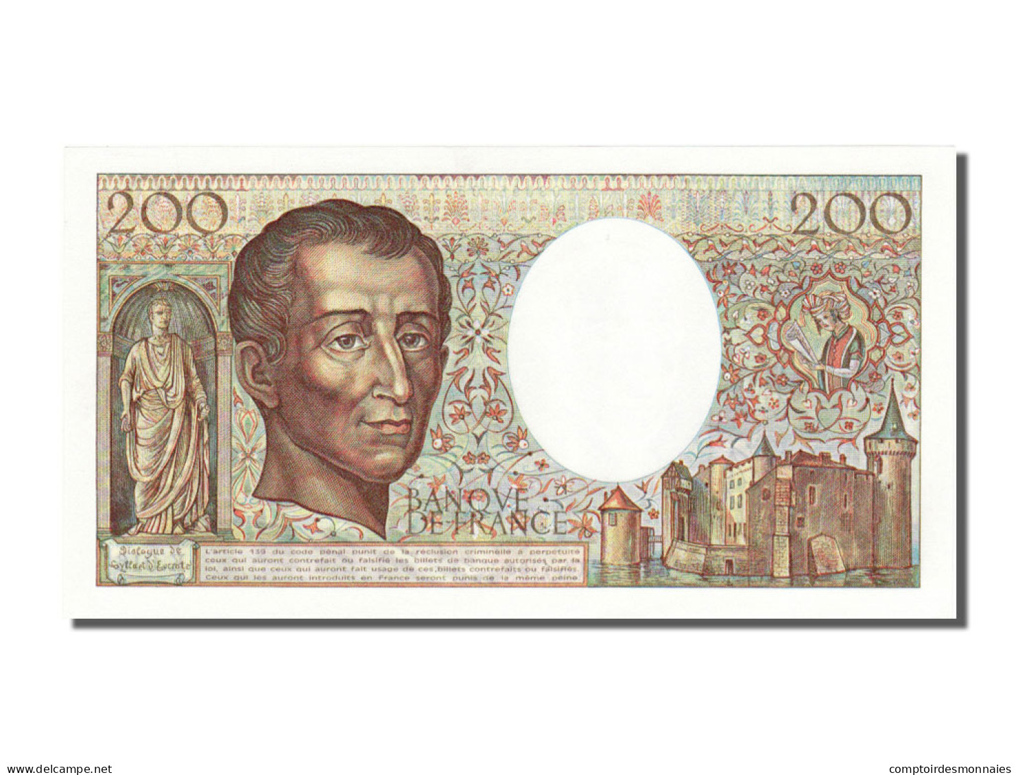 Billet, France, 200 Francs, 200 F 1981-1994 ''Montesquieu'', 1983, NEUF - 200 F 1981-1994 ''Montesquieu''