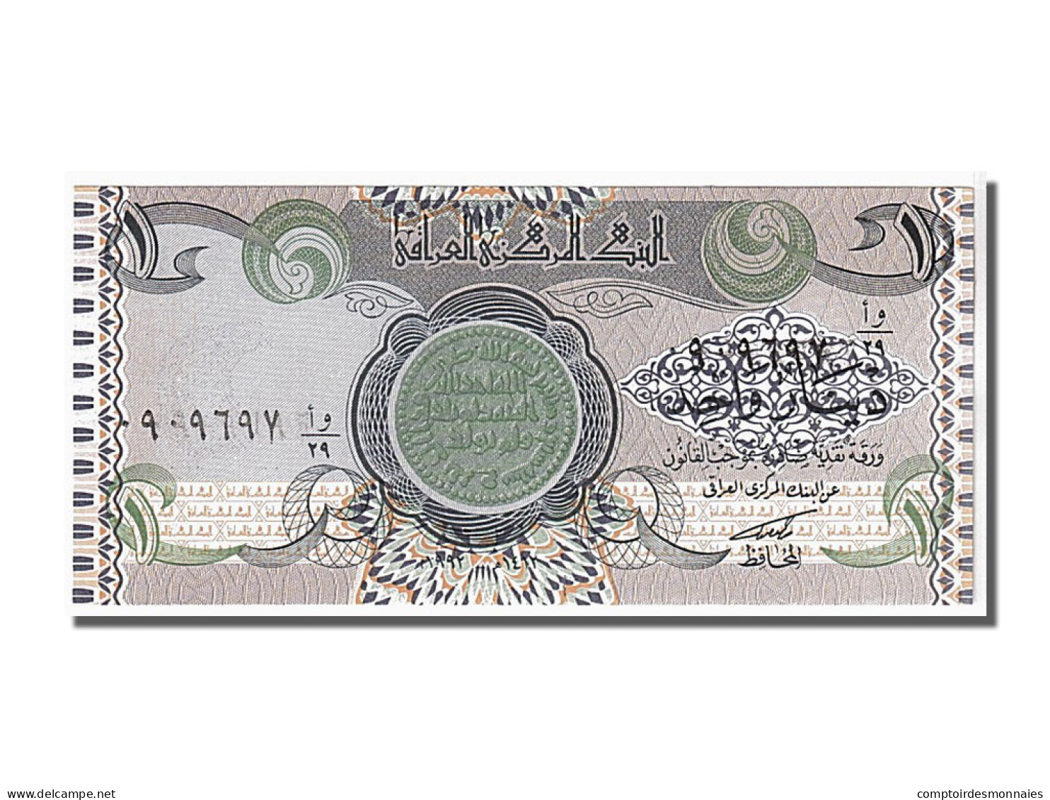 Billet, Iraq, 1 Dinar, 1992, NEUF - Iraq