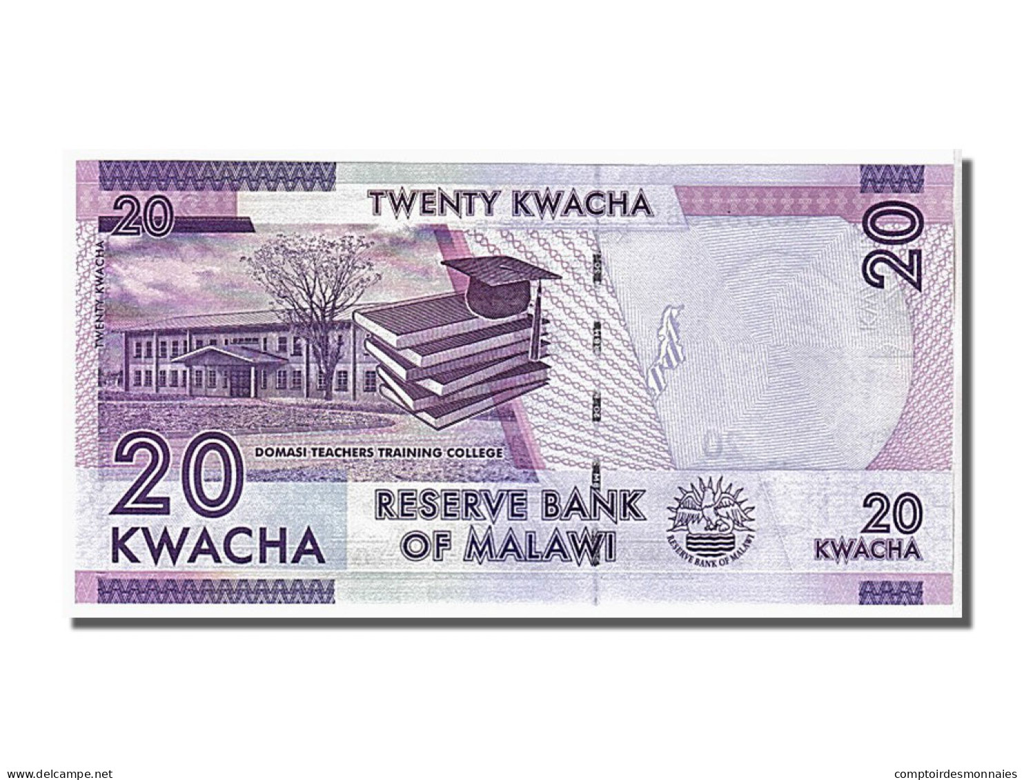 Billet, Malawi, 20 Kwacha, 2012, NEUF - Malawi