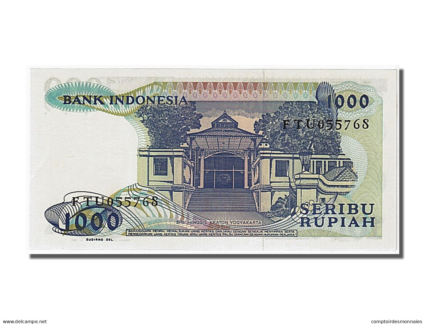 Billet, Indonésie, 1000 Rupiah, 1987, NEUF - Indonésie