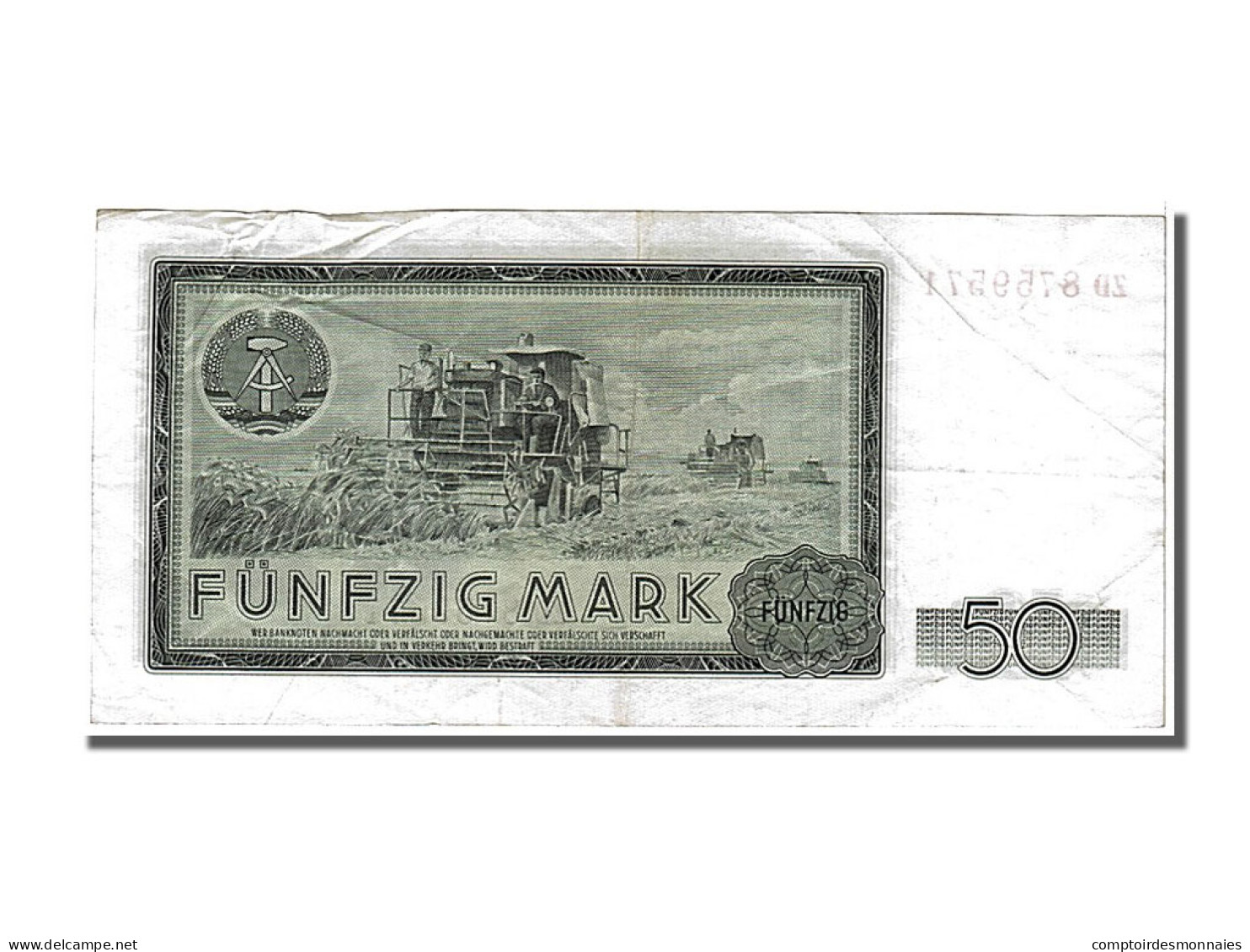 Billet, République Démocratique Allemande, 50 Mark, 1964, TTB+ - 50 Deutsche Mark