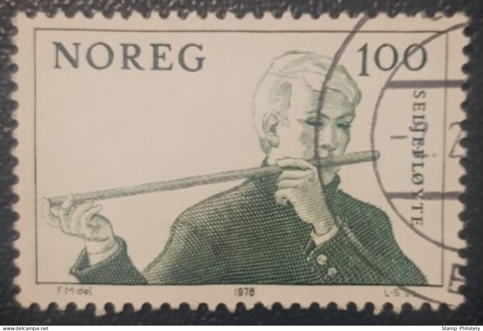 Norway 1Kr Musical Instruments 1978 Used - Usati
