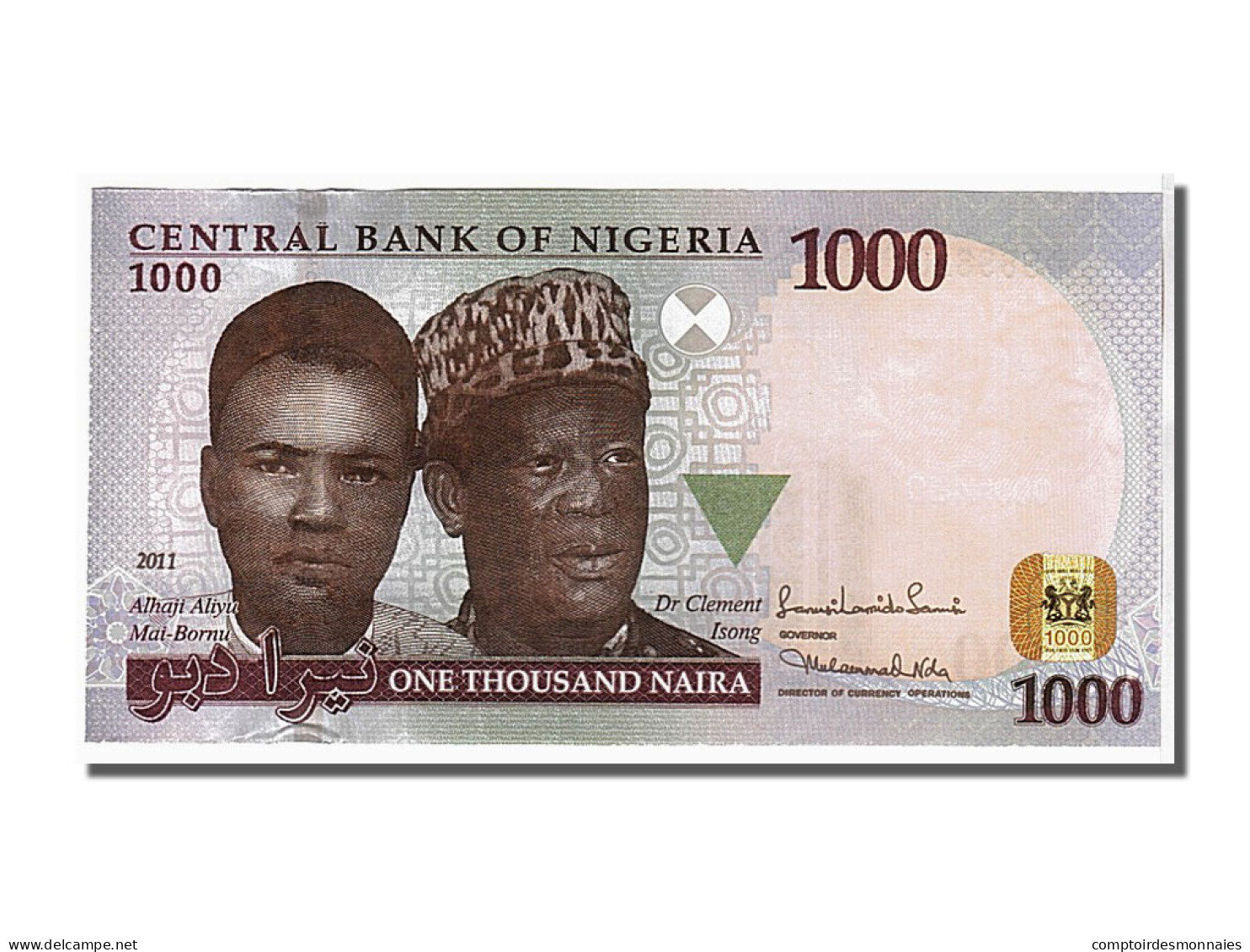 Billet, Nigéria, 1000 Naira, 2011, KM:36e, SPL - Nigeria